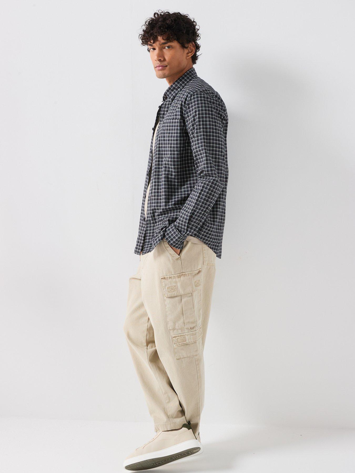 Image 5 of 6 of Barbour International Malkin Checked Shirt - Black