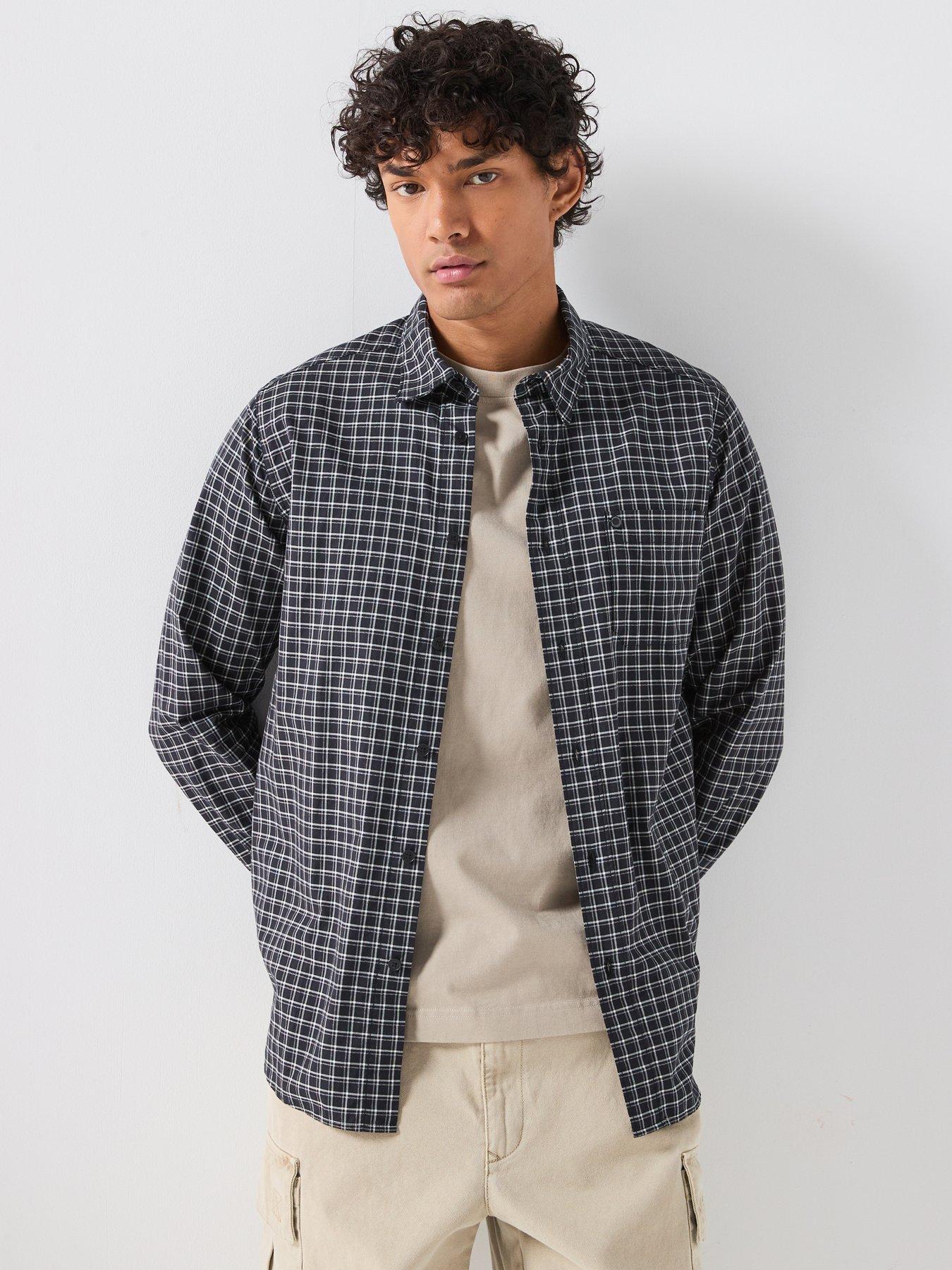 Image 6 of 6 of Barbour International Malkin Checked Shirt - Black