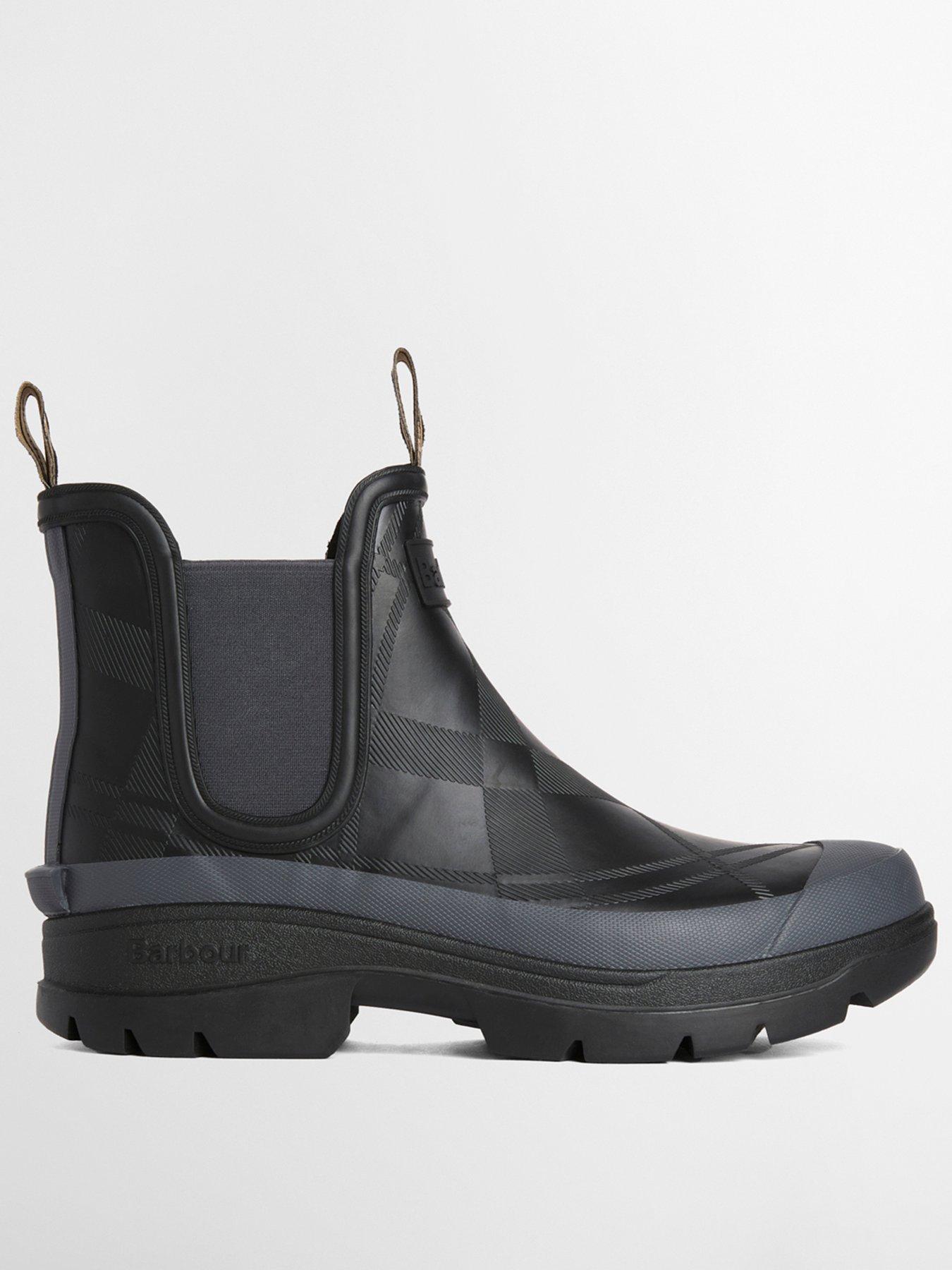 Barbour Men's Breacon Chelsea Wellington Boot - Black