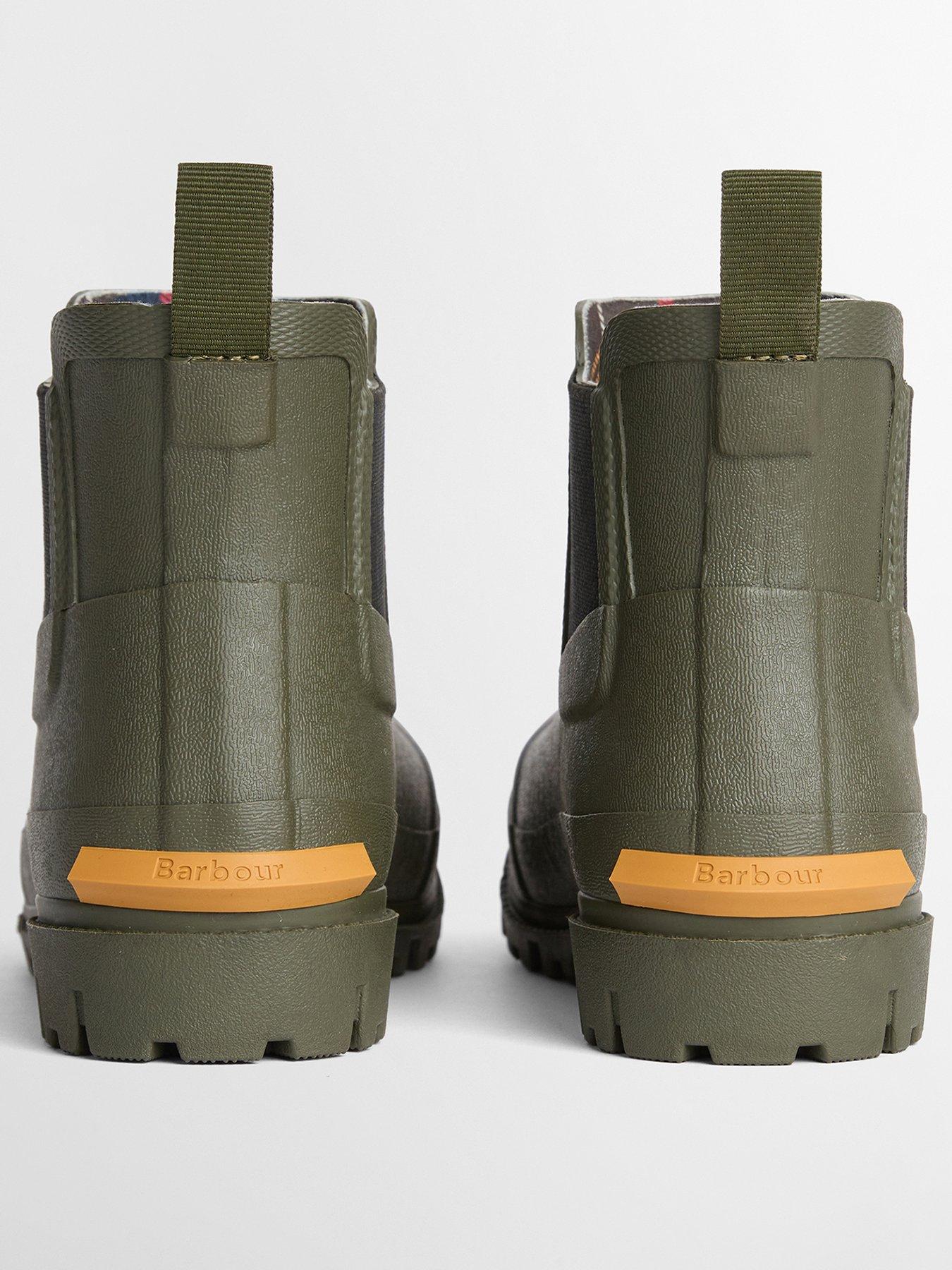Image 3 of 5 of Barbour Men's Andale Chelsea Wellington Boot - Green