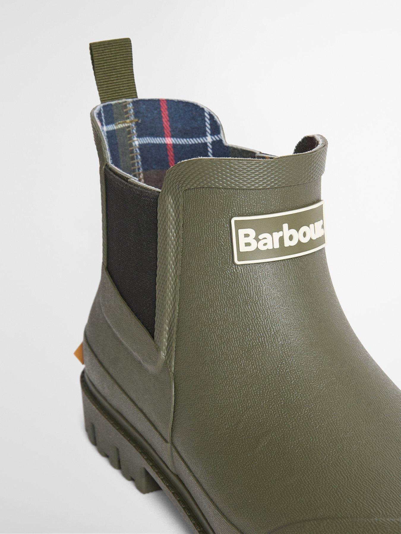 Image 5 of 5 of Barbour Men's Andale Chelsea Wellington Boot - Green