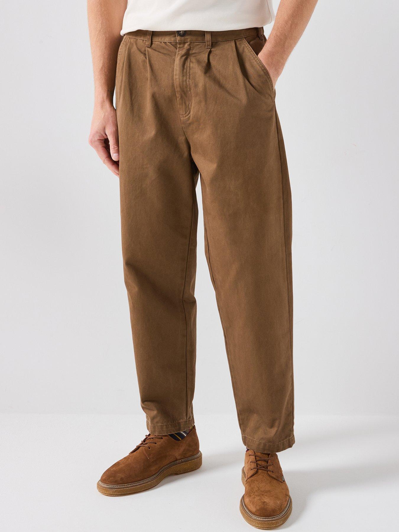 Image 1 of 6 of Barbour Yorklane Twill Trousers - Beige