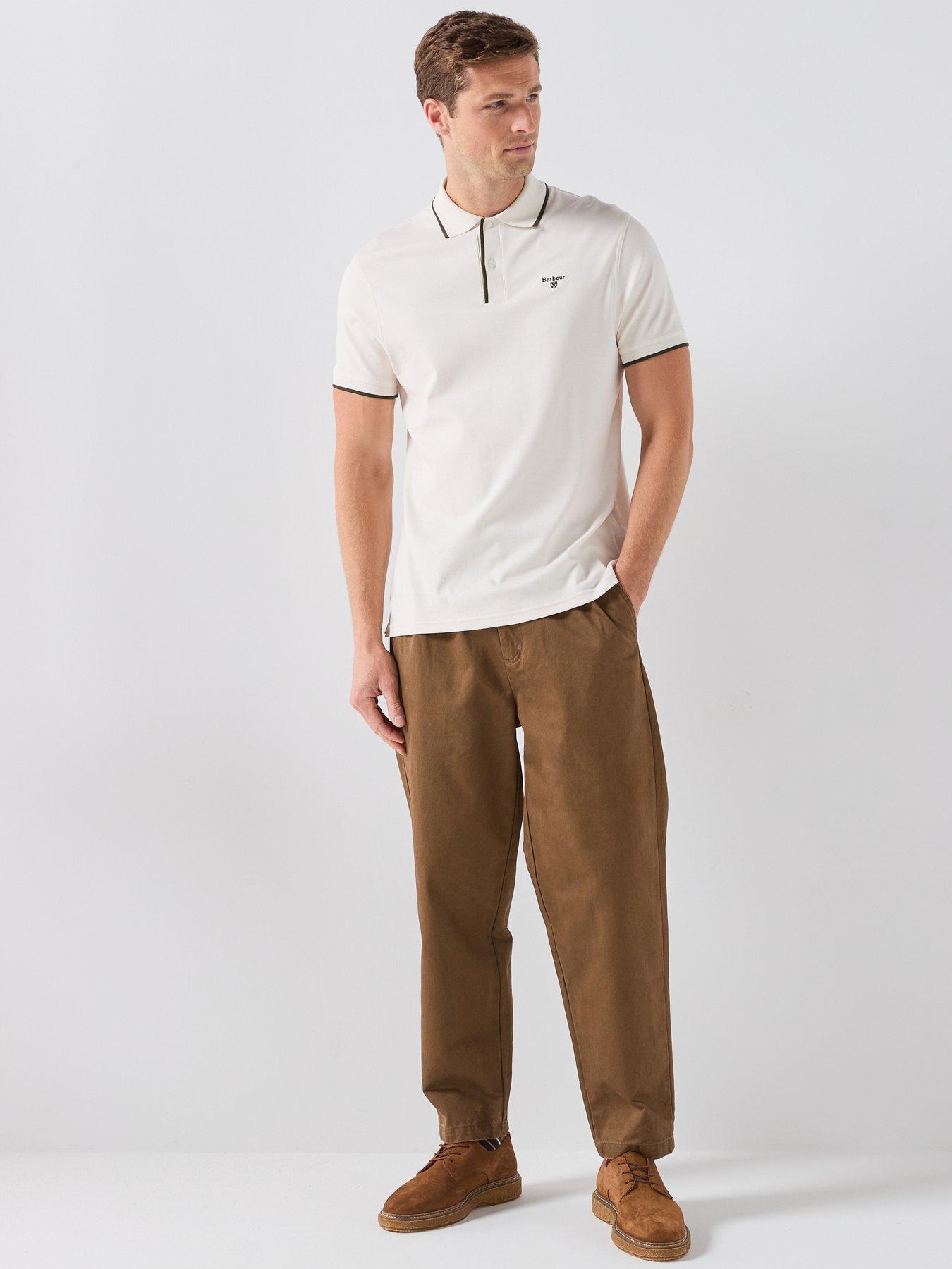 Image 3 of 6 of Barbour Yorklane Twill Trousers - Beige