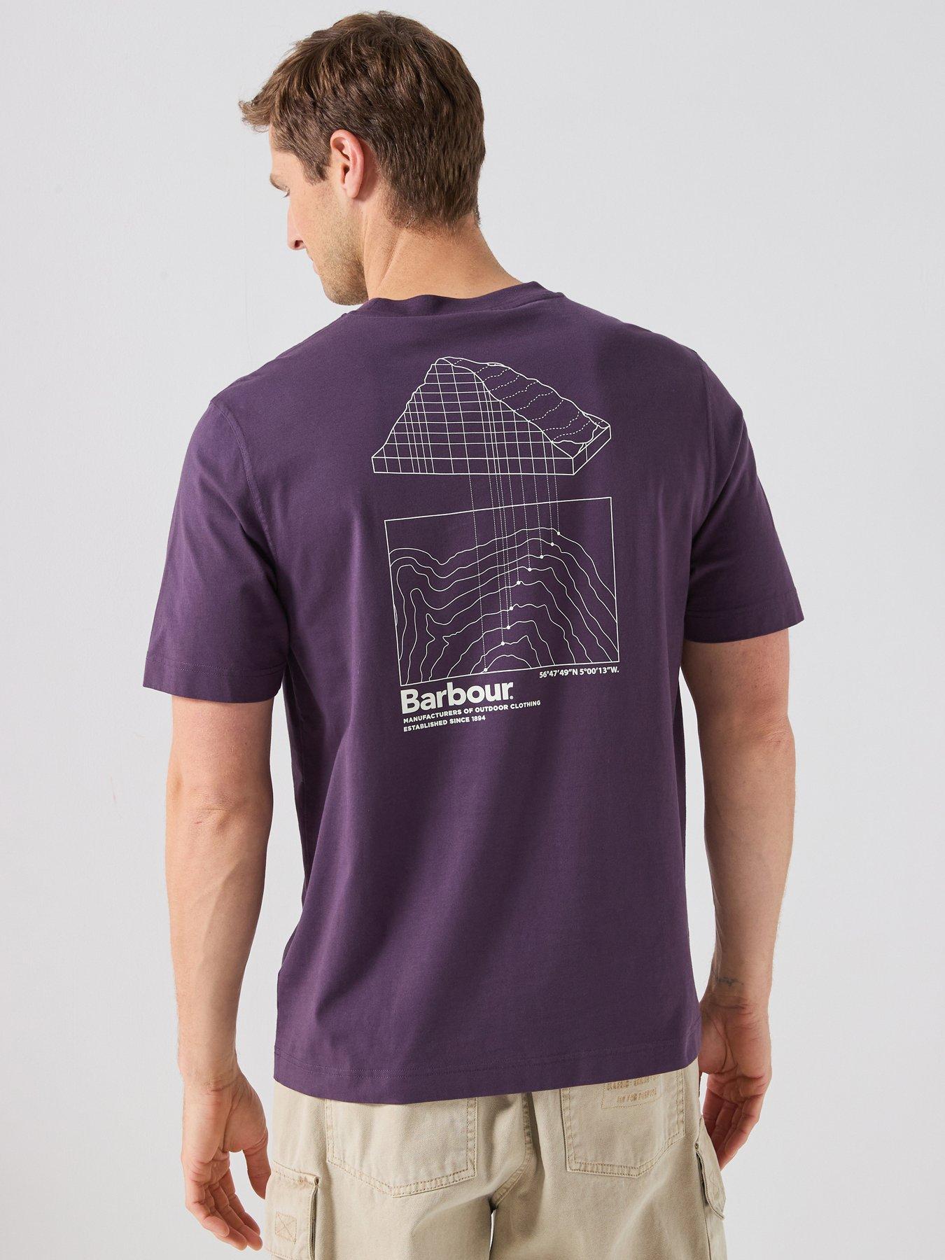 Barbour Woodbine Relaxed Graphic T-Shirt - Purple