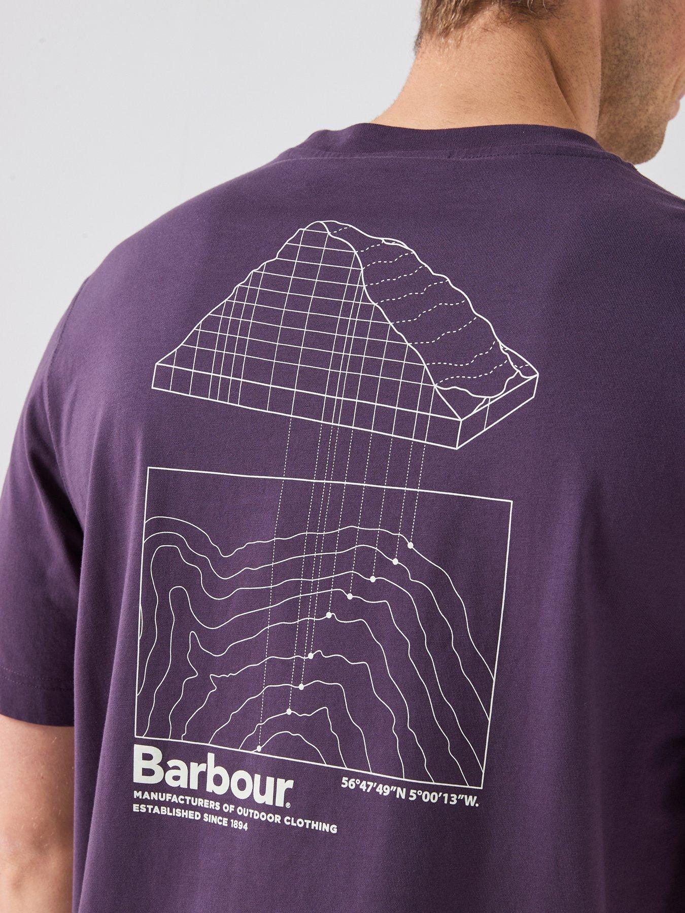 Image 5 of 6 of Barbour Woodbine Relaxed Graphic T-Shirt - Purple