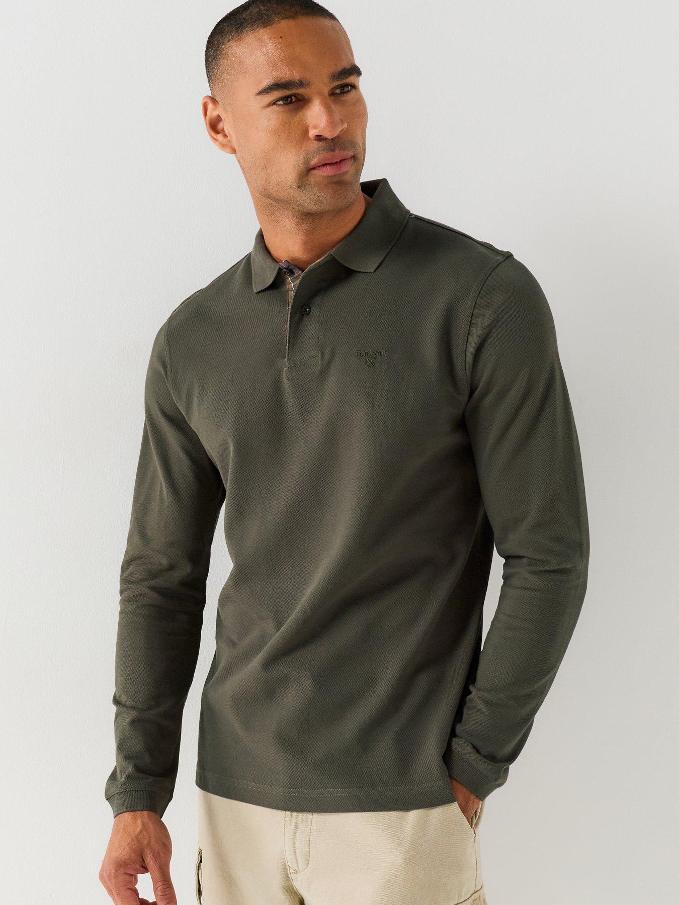 Barbour Barbour Essential Long Sleeve Sports Polo - Green