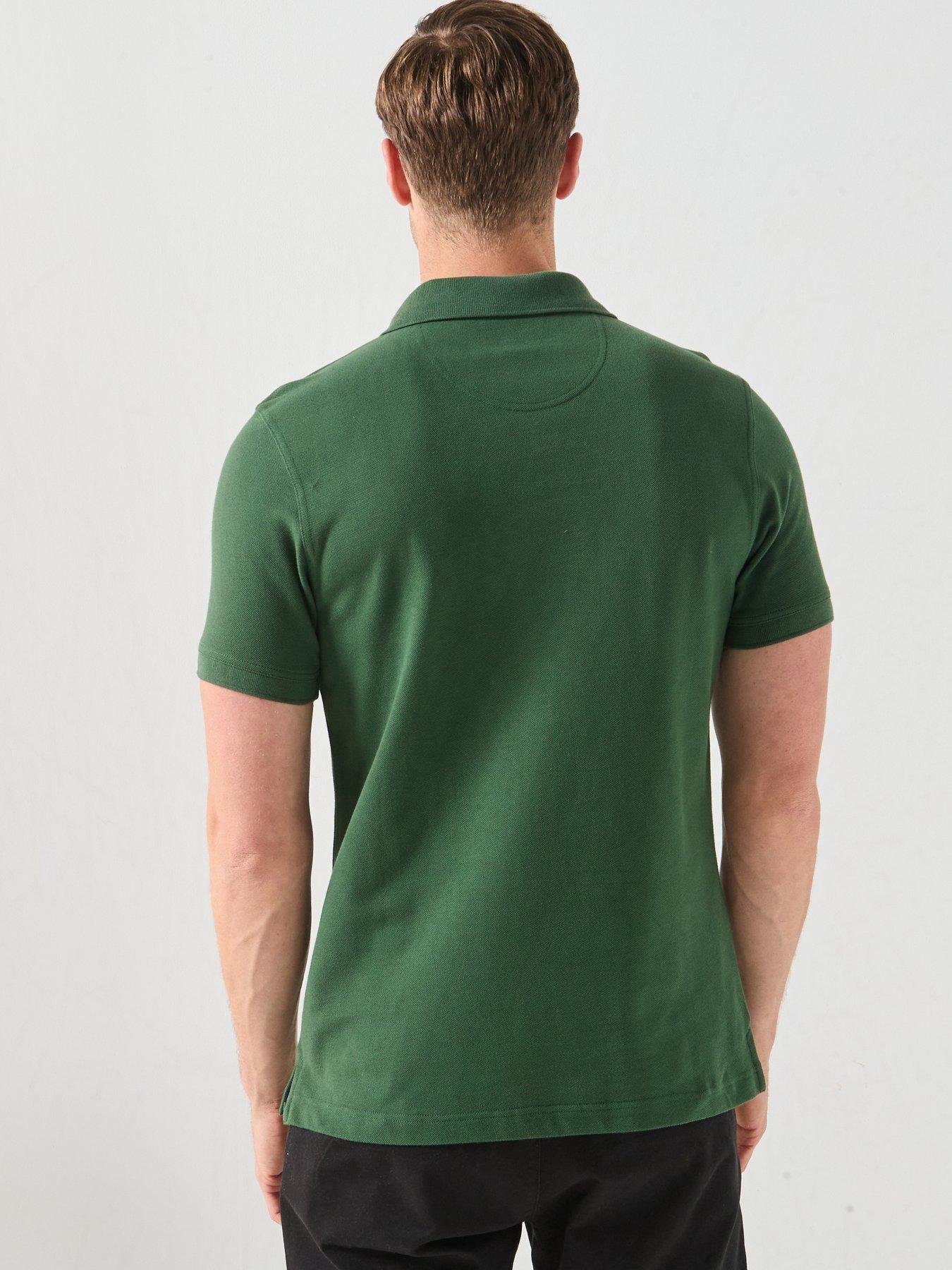 Image 2 of 5 of Barbour Polo Short Sleeve Shirt - Green