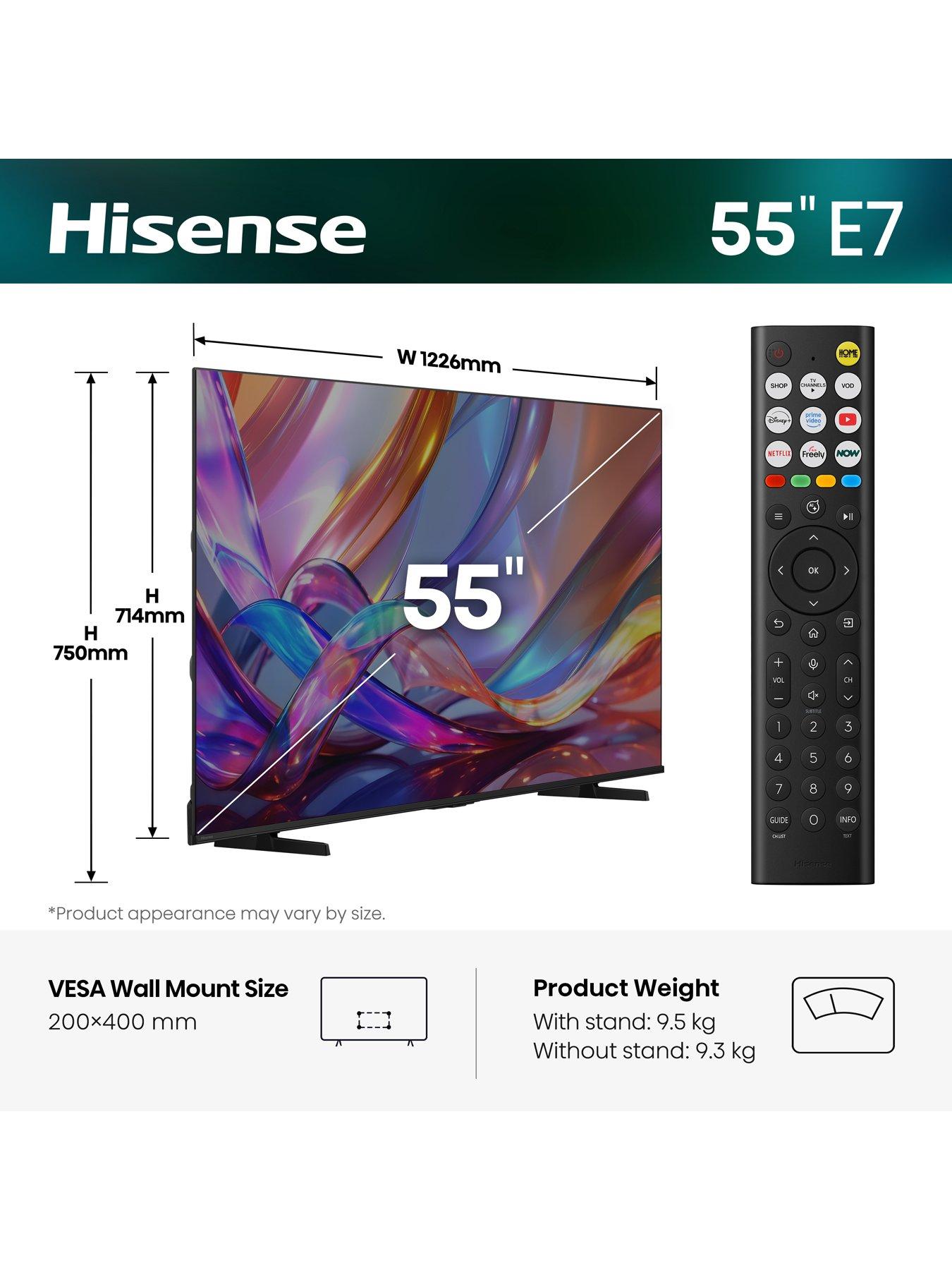 Image 2 of 7 of Hisense 55" E7 QLED Smart TV 55E7STUK