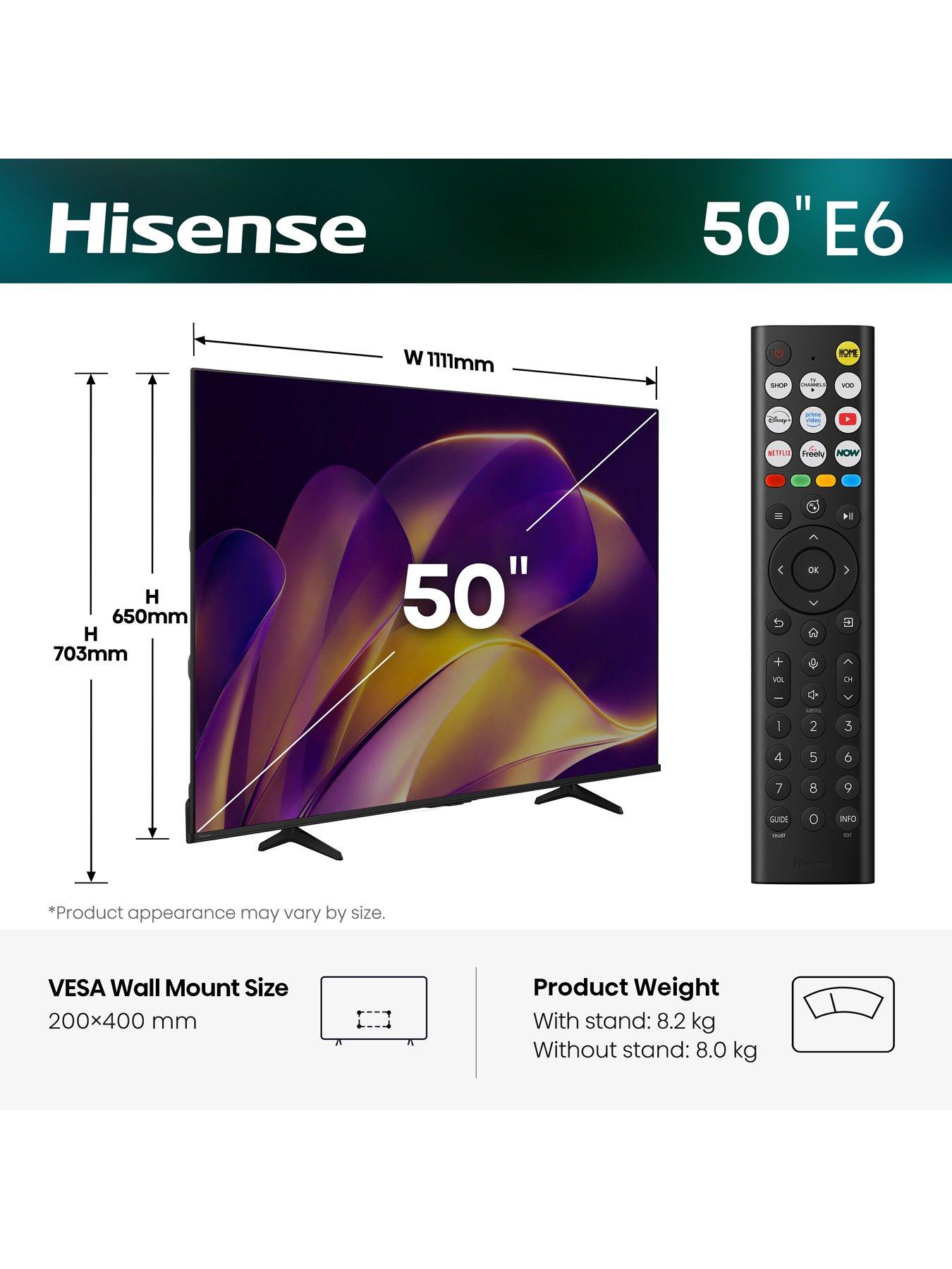 Image 2 of 7 of Hisense 50" E6 4k UHD Smart TV 50E6STUK
