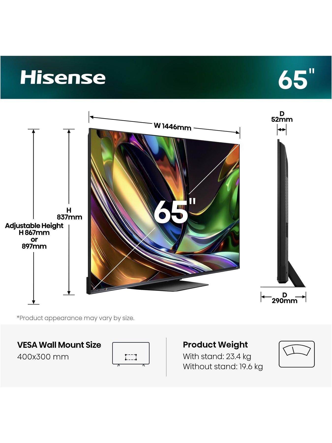 Image 2 of 7 of Hisense ER8 65" RGB Smart TV 65ER8STUK