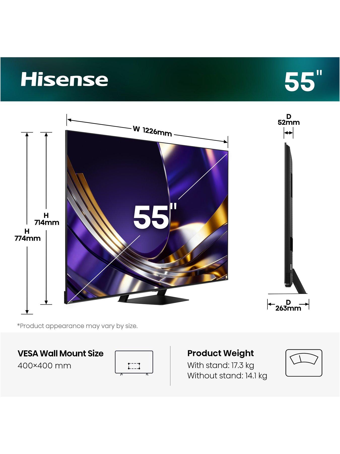 Image 2 of 7 of Hisense 55" U7 Pro Mini LED Smart TV 55U7STUK