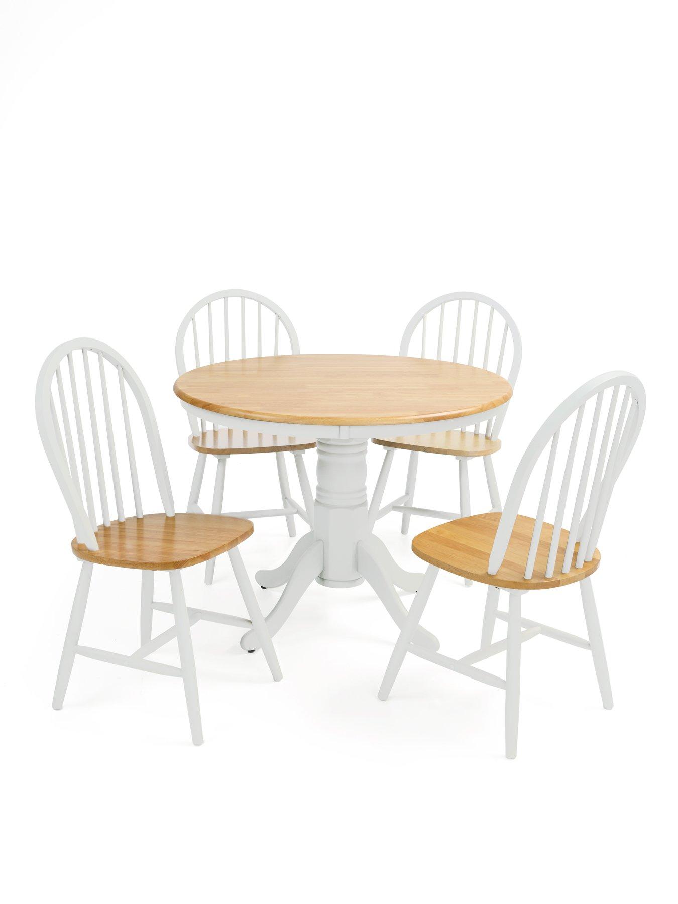 Image 4 of 5 of The Very Collection Kentucky Pair Of Dining Chairs - White - FSC&reg; Certified