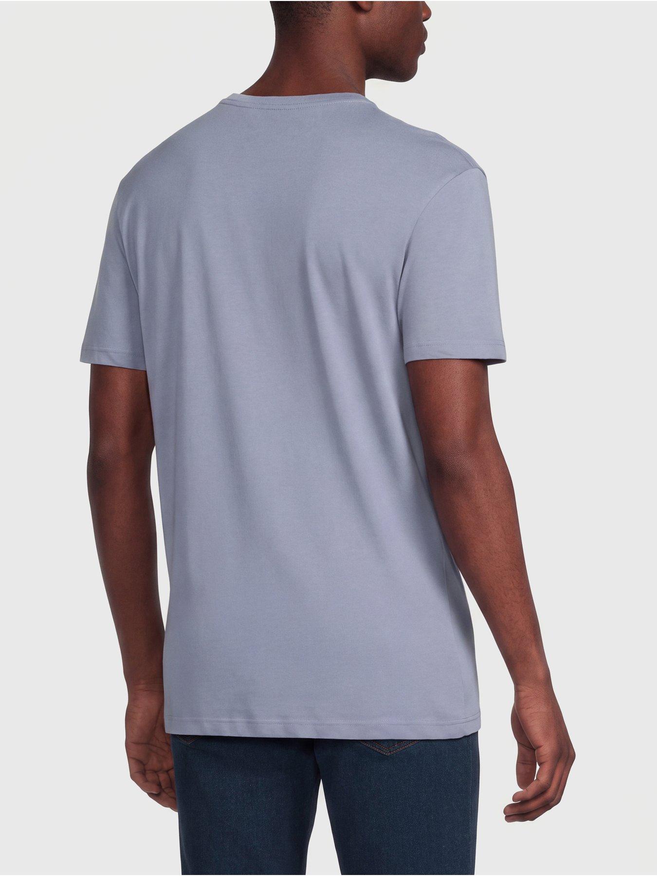 Image 3 of 6 of Lacoste Mens 3 Pack Slim Fit Cotton T-Shirts - Multi