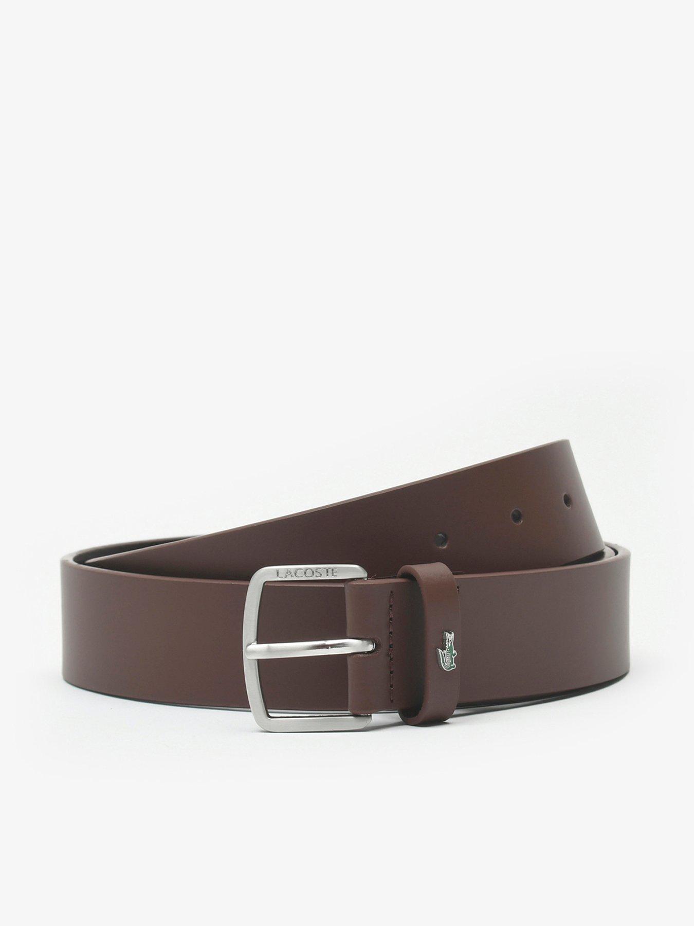 Lacoste Leather Belt - Brown