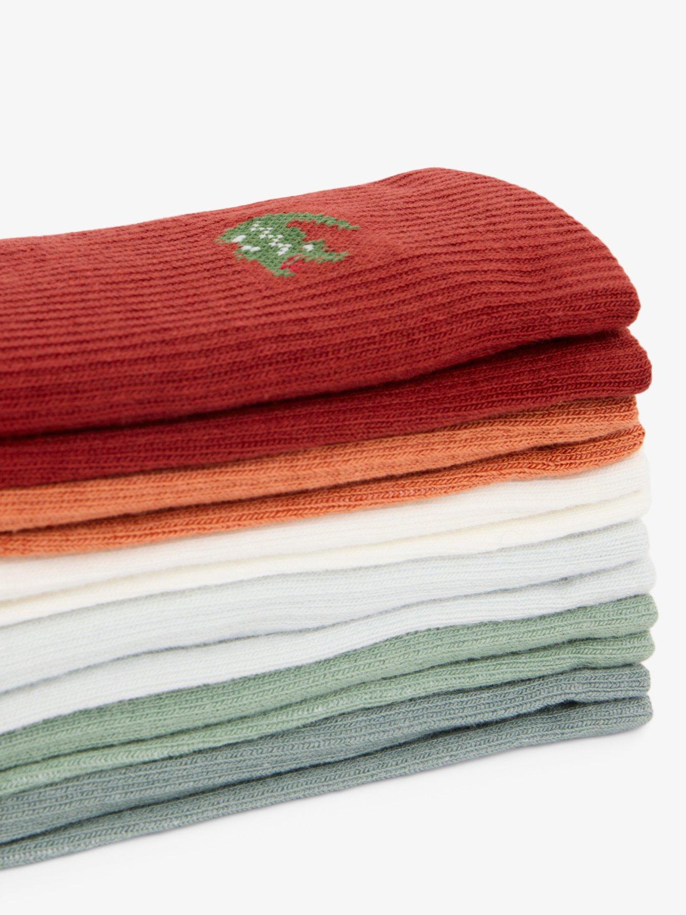 Image 2 of 3 of Lacoste 6 Pack Crew Socks - Multi