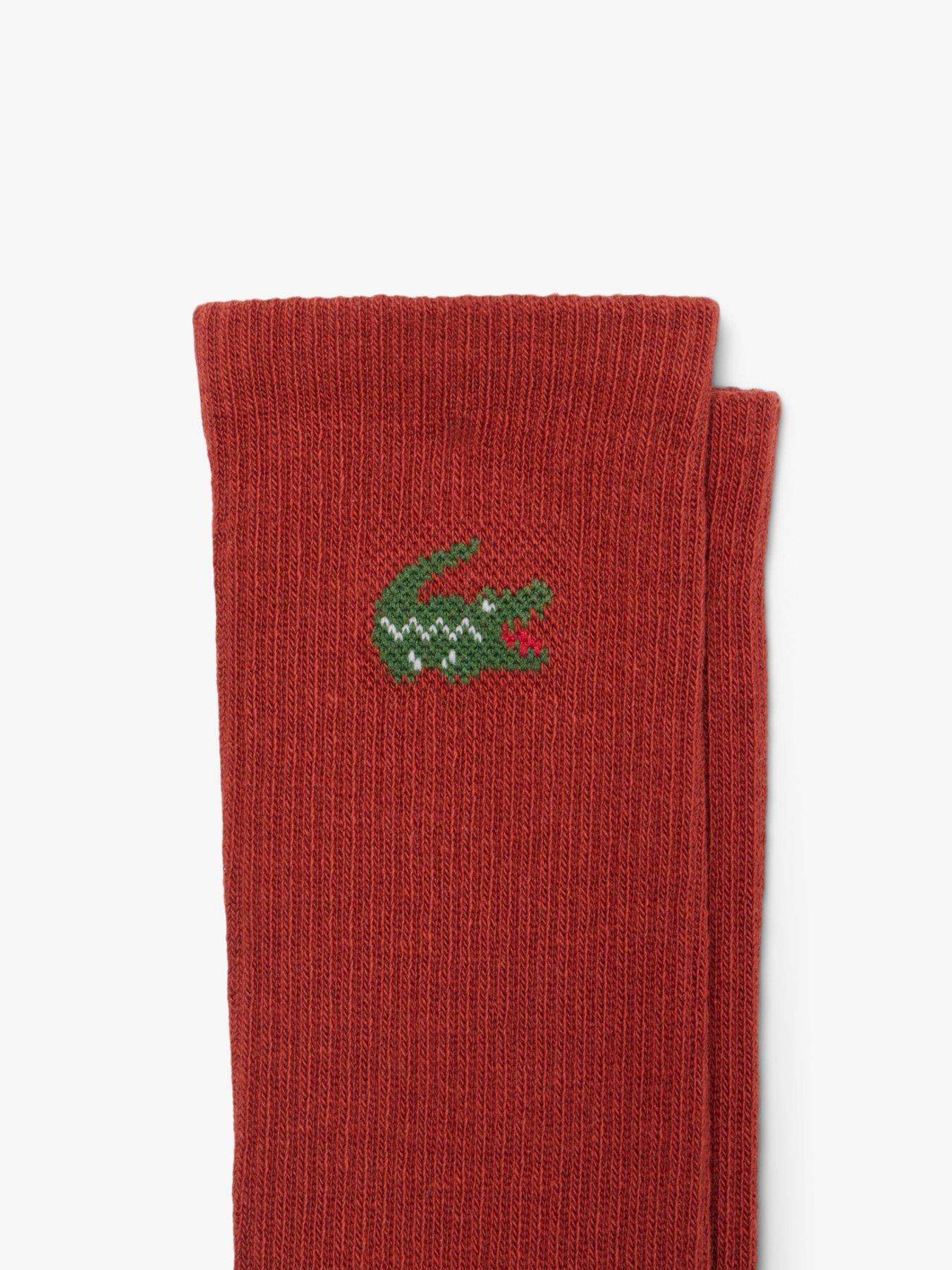 Image 3 of 3 of Lacoste 6 Pack Crew Socks - Multi