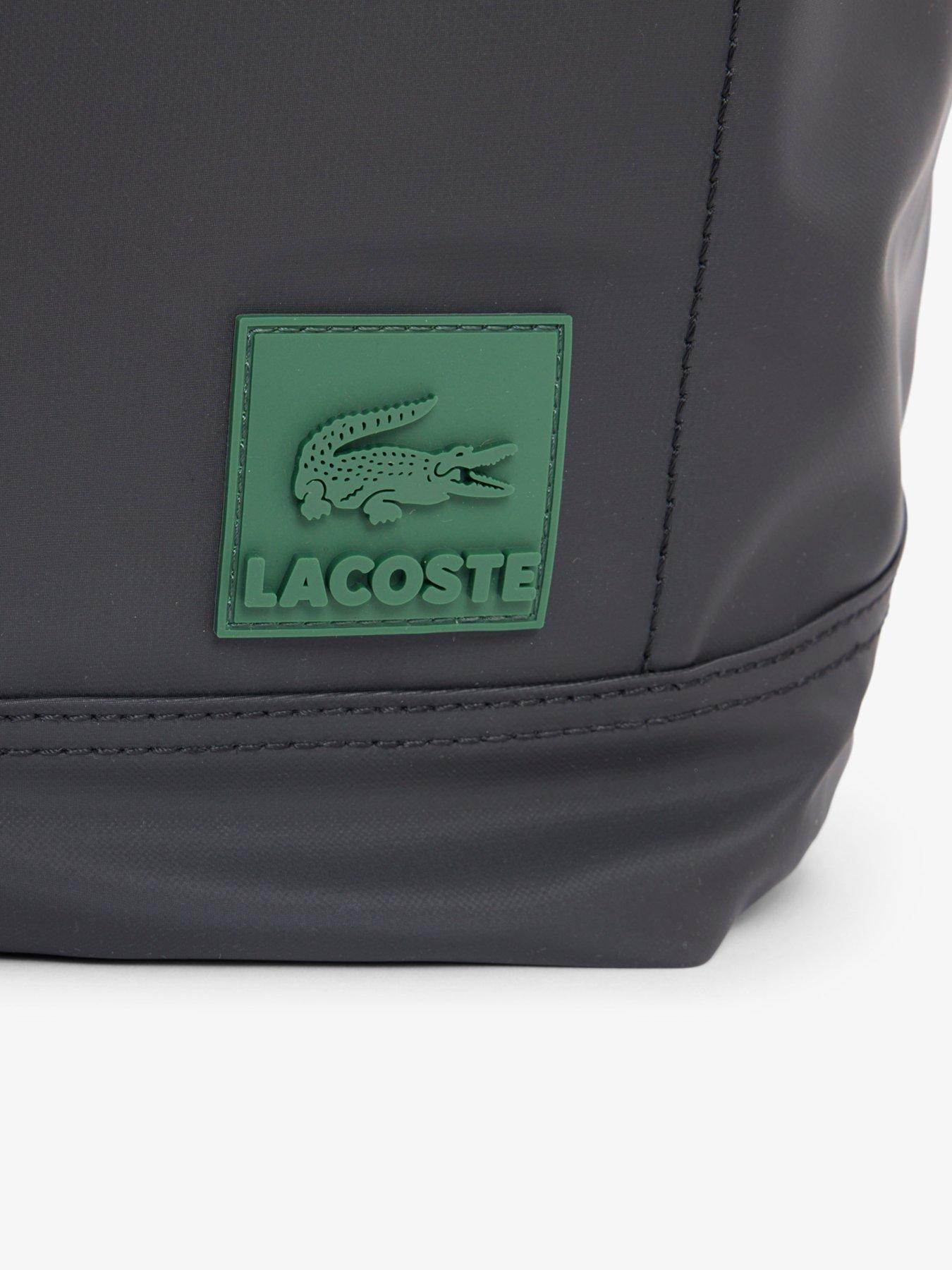 Image 5 of 5 of Lacoste Roll Top Backpack - Black