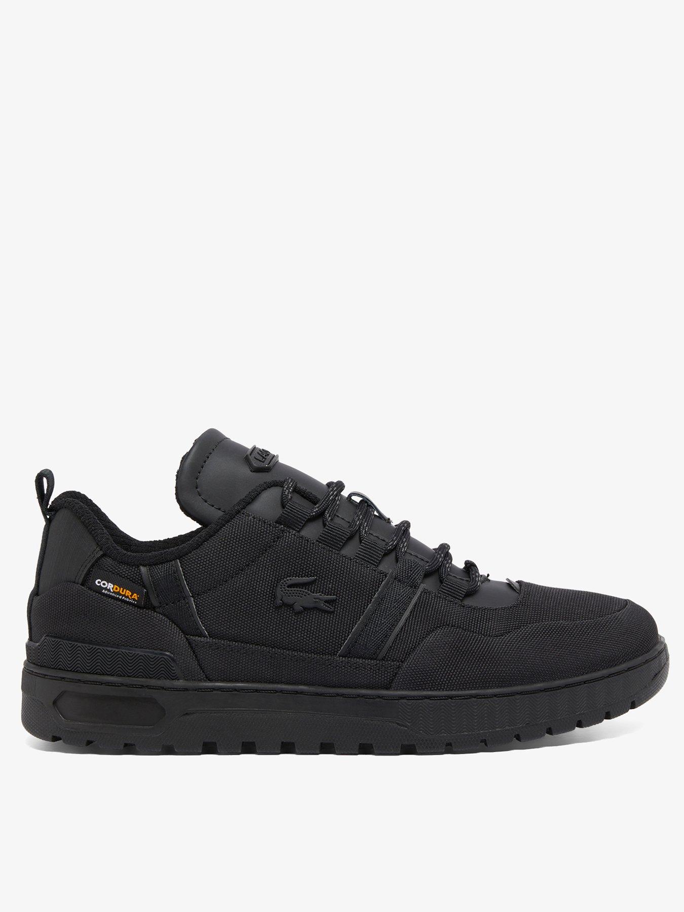 Image 1 of 6 of Lacoste T-clip Winter Cordura Trainers - Black