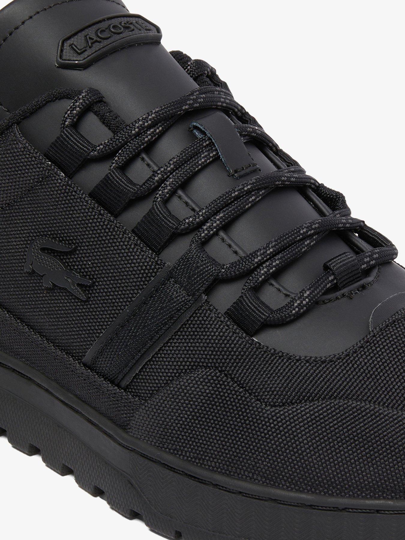 Image 6 of 6 of Lacoste T-clip Winter Cordura Trainers - Black