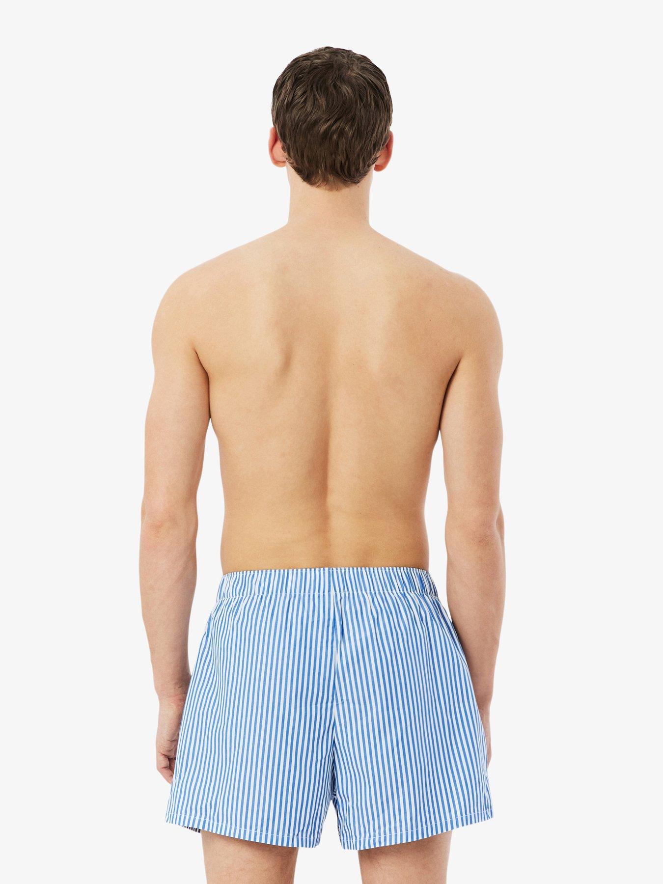 Image 4 of 4 of Lacoste 2 Pack Woven Boxers - Blue