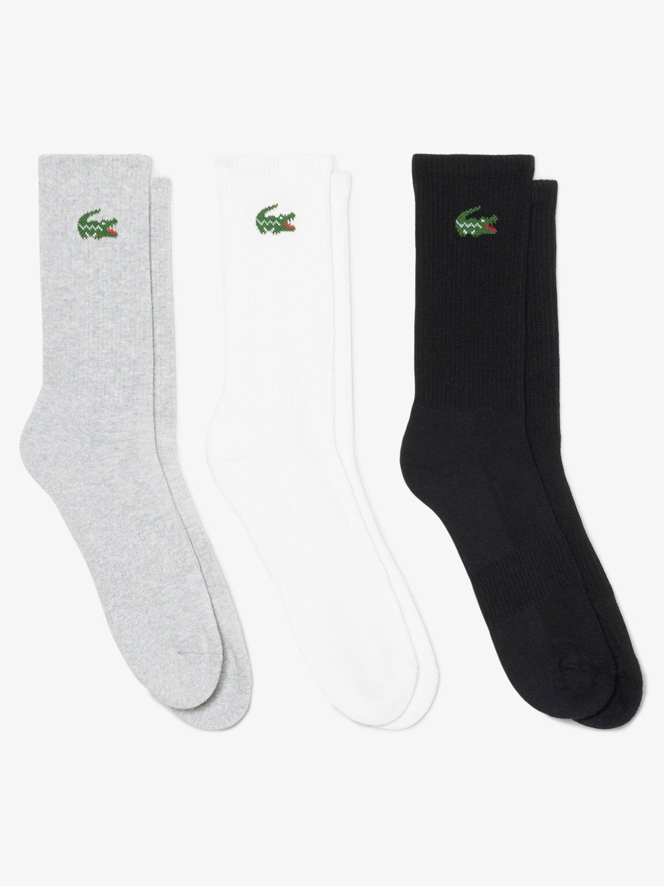 Lacoste 3 Pack Sport Socks - Multi