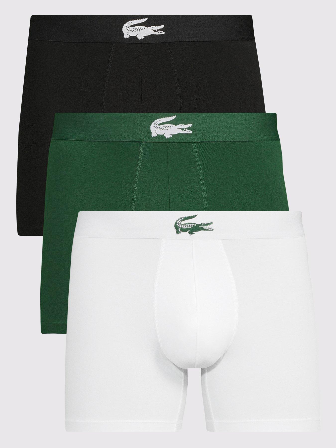 Lacoste 3 Pack Cotton Stretch Boxer Briefs - Multi