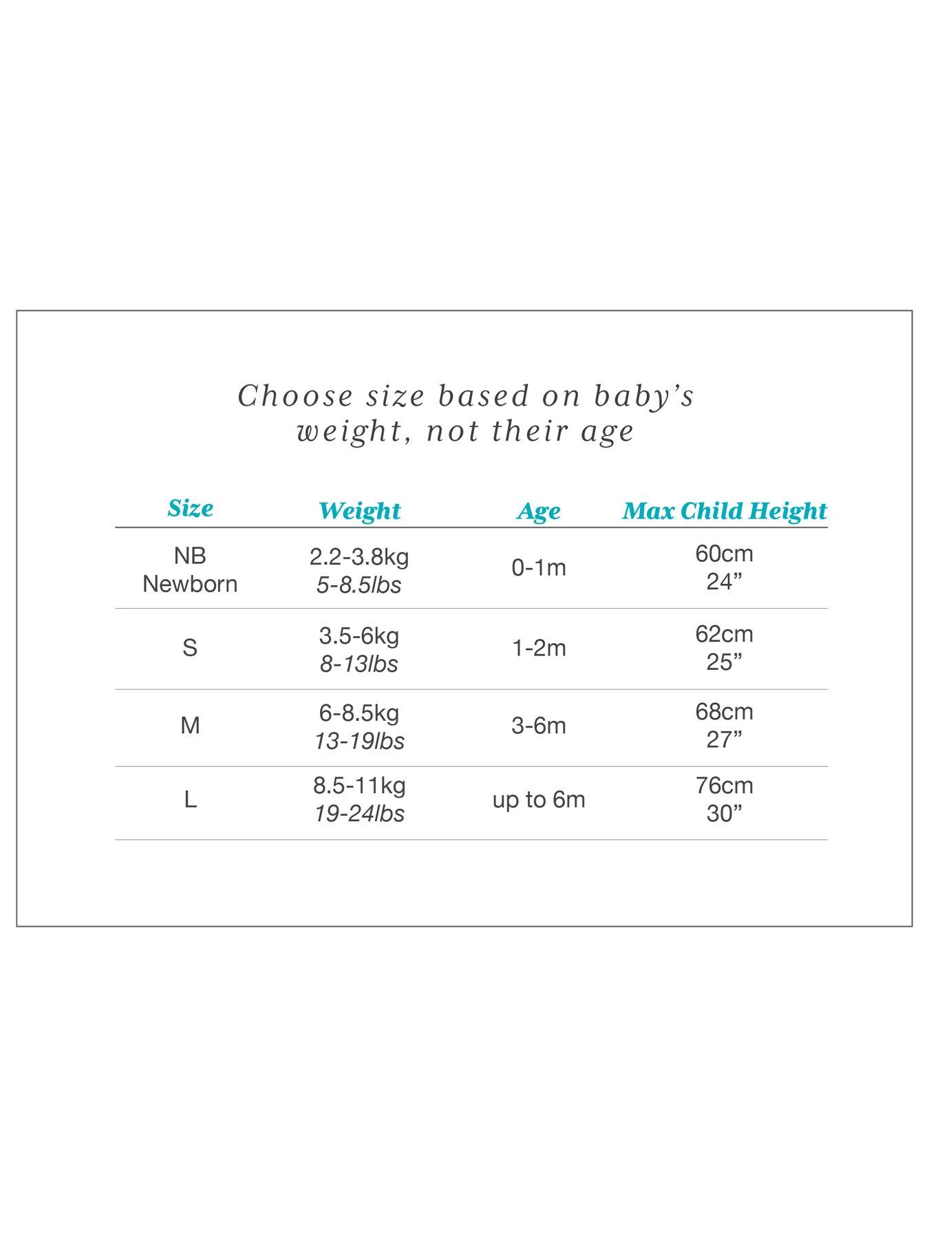 Image 6 of 7 of Love To Dream Swaddle Up Twinkle Blue 1.0 tog Small 3.5 -6 kg