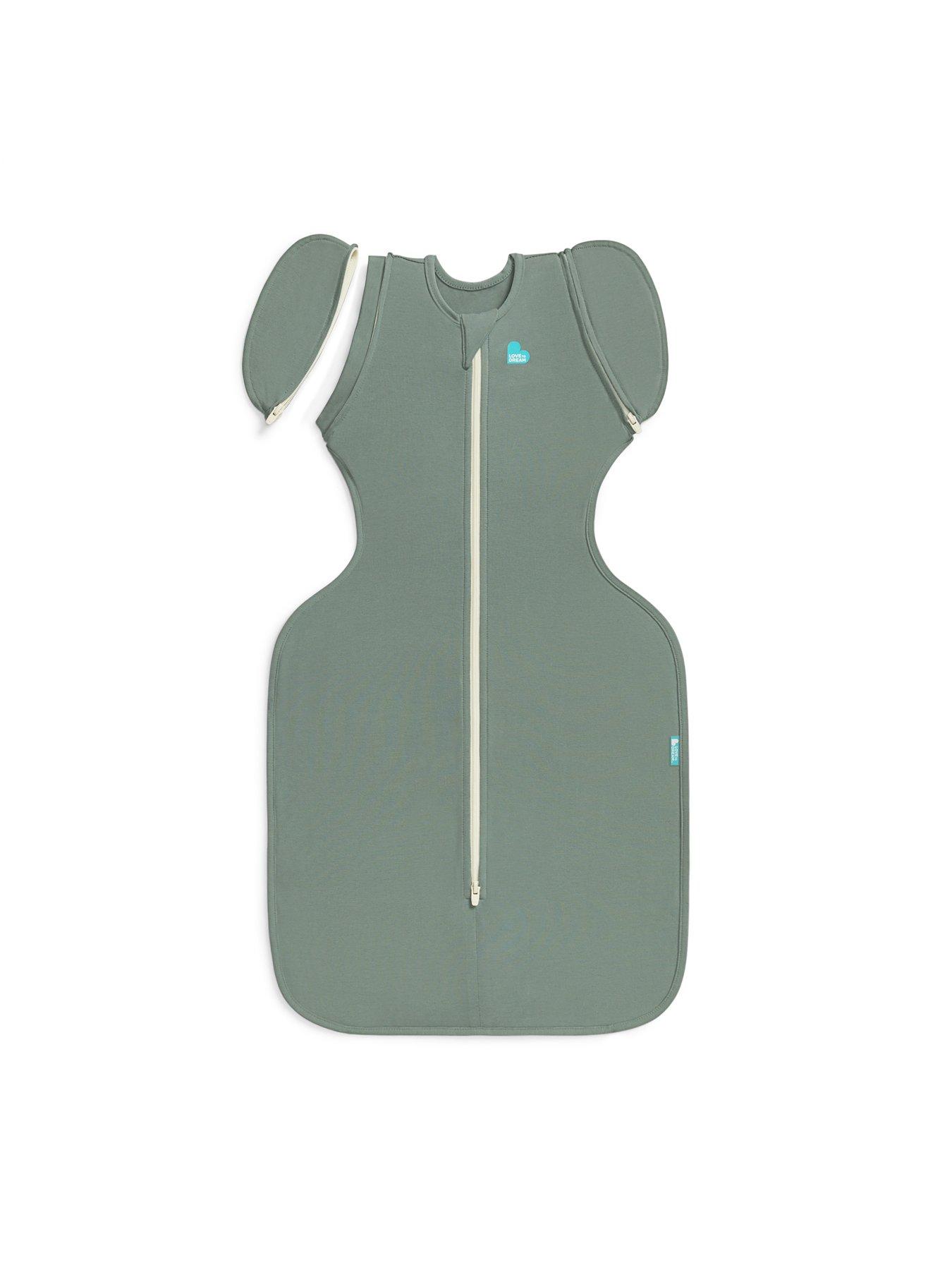 Love To Dream Swaddle Up Transition Bag Dark Olive 1.0 tog Medium 6-8.5 kg