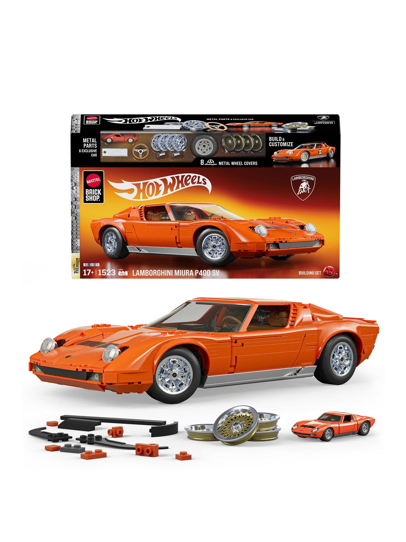 Image 1 of 7 of Hot Wheels <p>'71 Lamborghini Miura P400 SV Premium Building Set</p>