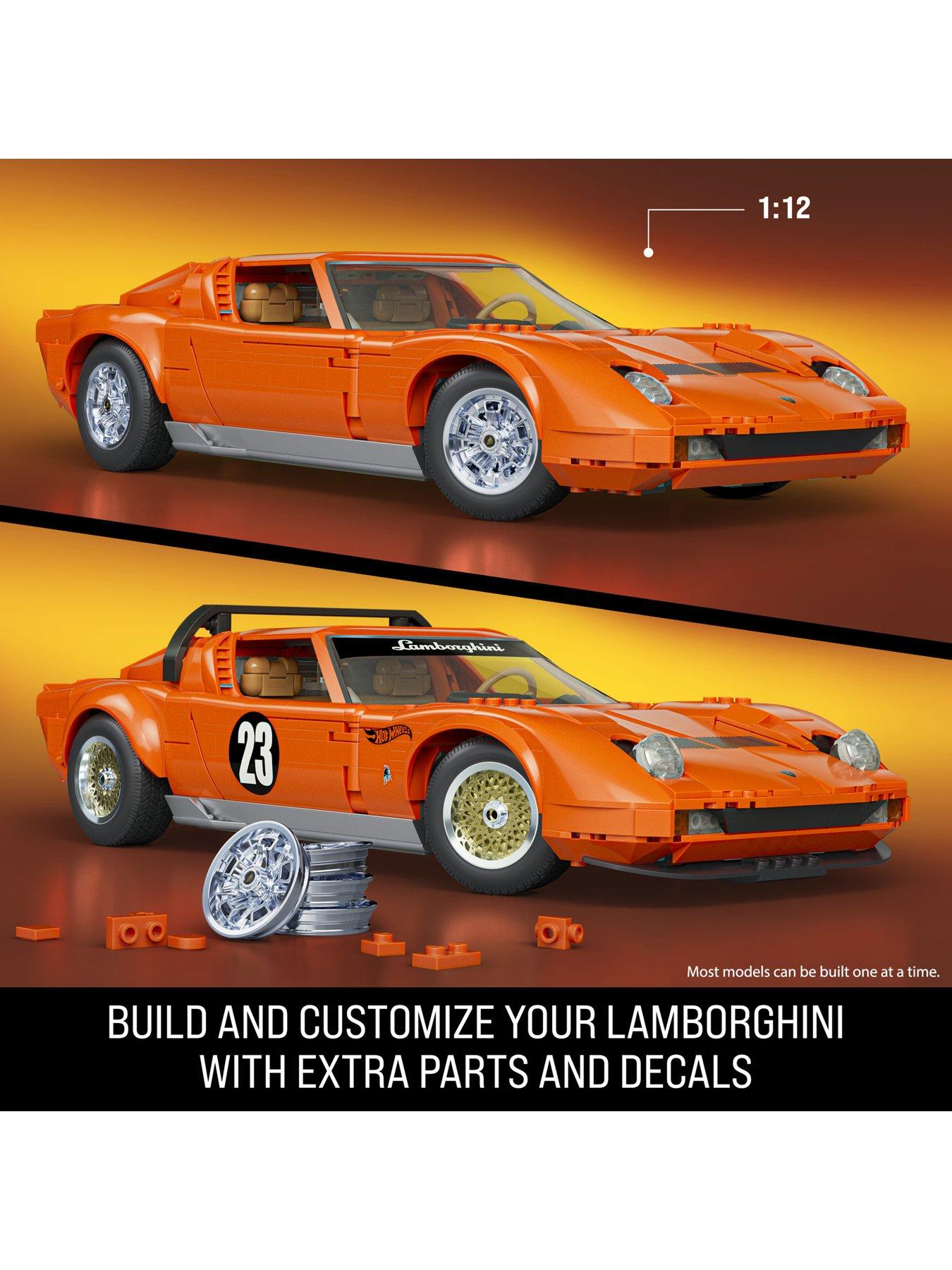 Image 3 of 7 of Hot Wheels <p>'71 Lamborghini Miura P400 SV Premium Building Set</p>