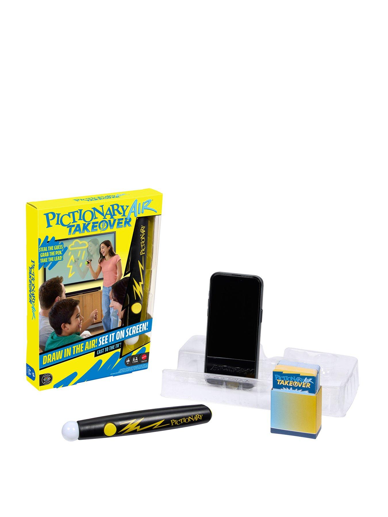 Pictionary Pictionary Air Takeover Family Game with Electronic Air Pen  &  Clue Cards