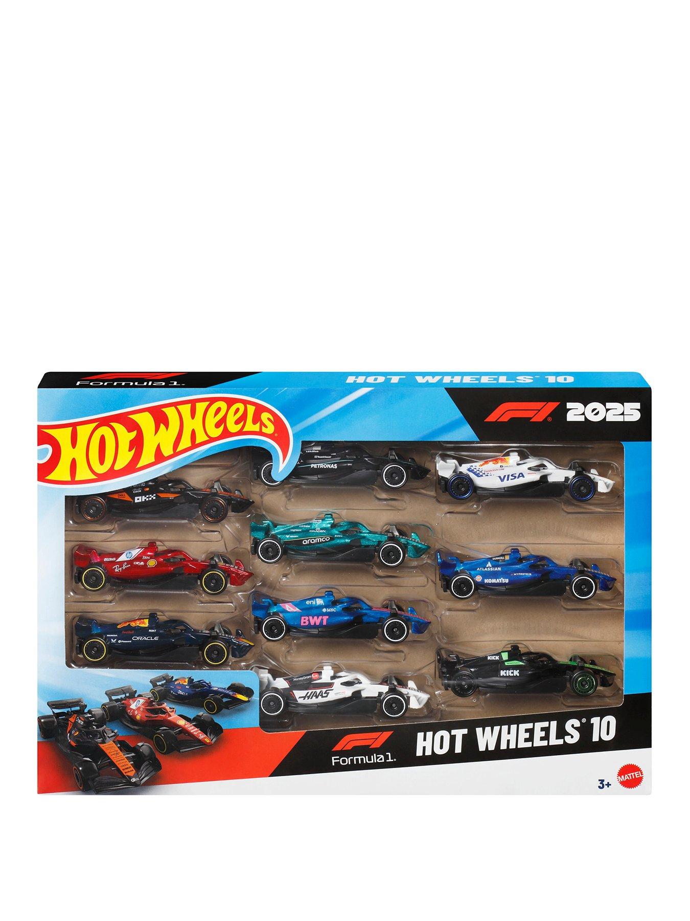 Hot Wheels Formula 1 2025 Team Collection 10-Pack Die-Cast Race Cars
