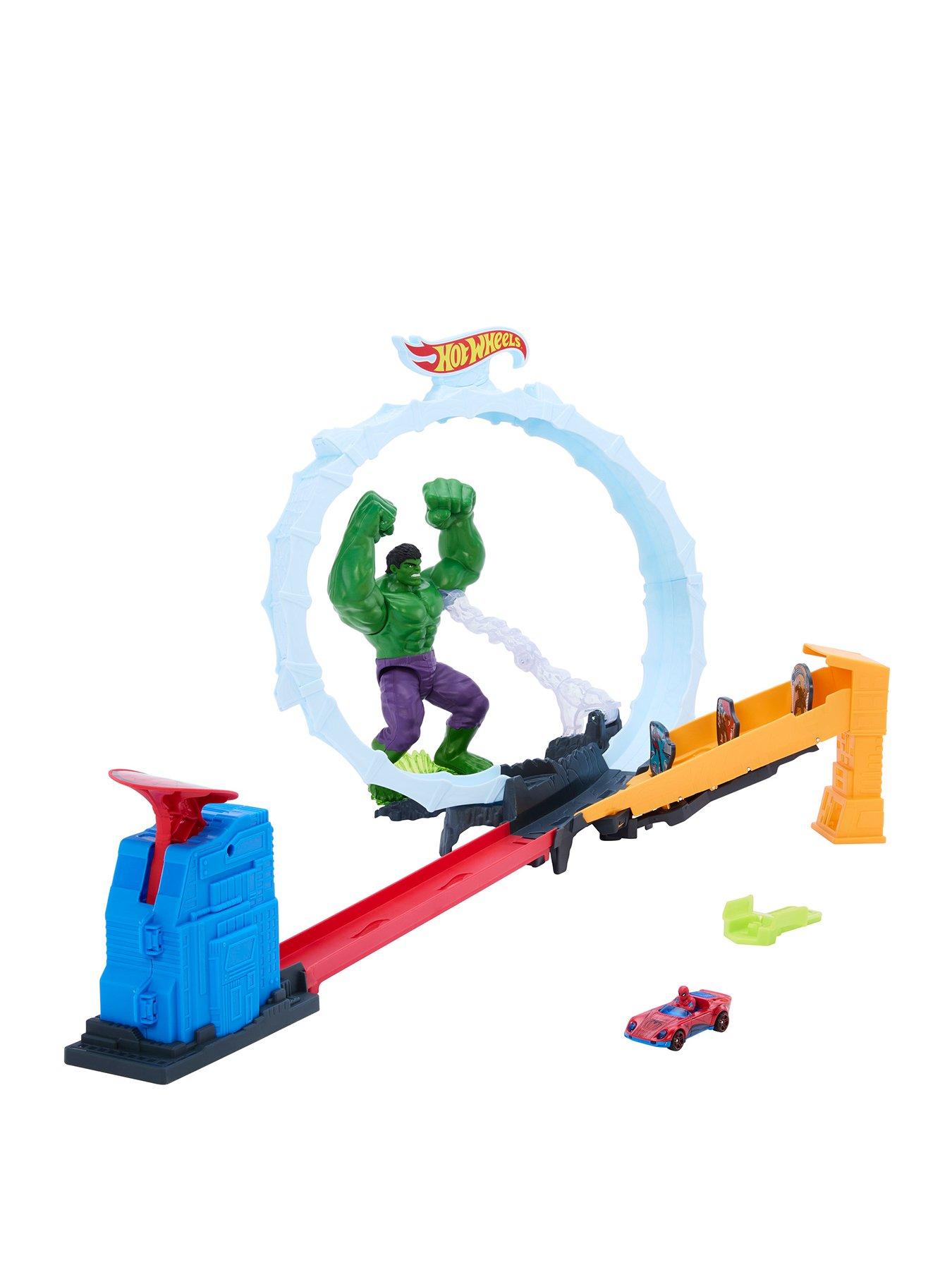 Image 1 of 6 of Hot Wheels Superstar Speeders Blue Oasis Trackset