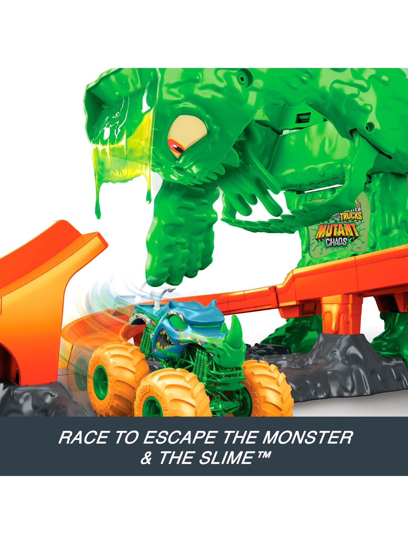 Image 5 of 7 of Hot Wheels <p>Mutant Chaos Monster Takedown Playset with Mutant Rhinomite</p>