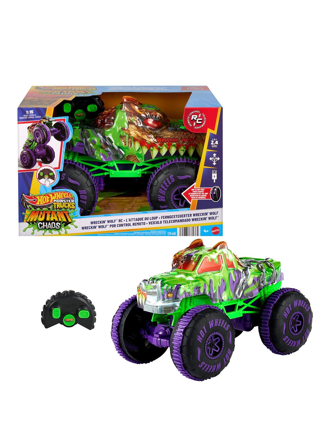 Hot Wheels Mutant Chaos Wreckin' Wolf Remote Control Vehicle