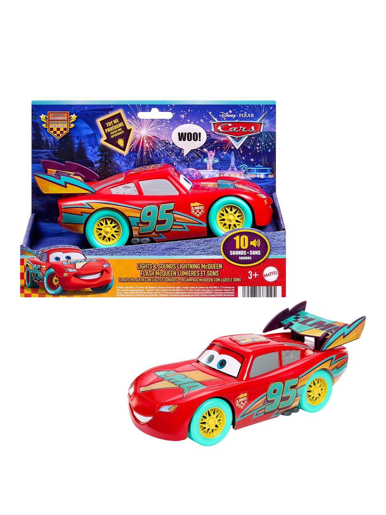 Disney Cars Race to Celebrate Lights  &  Sounds Lightning McQueen Vehicle