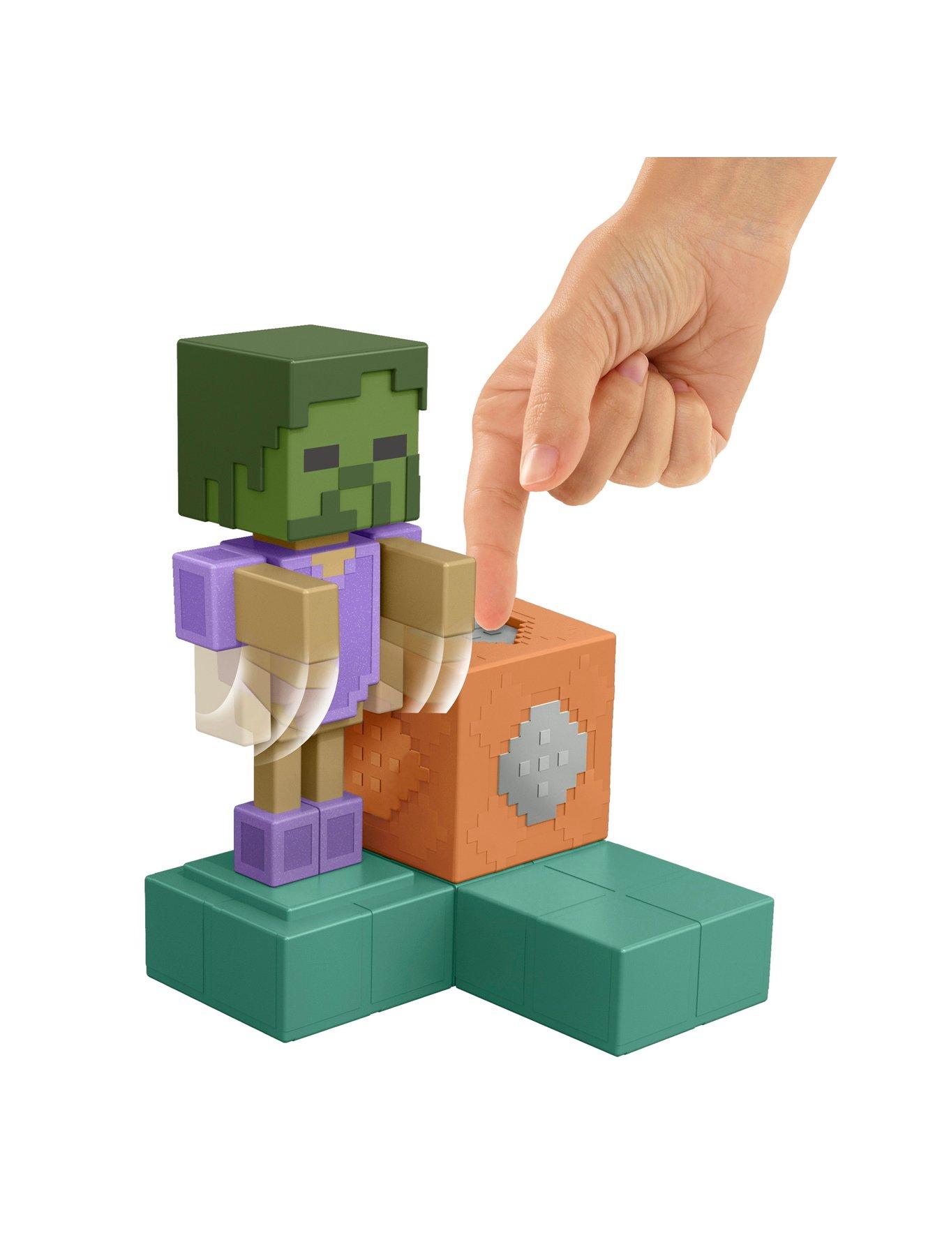 Image 3 of 6 of Minecraft Redstone Charged Animated Armor Stand with Alex Figure Playset