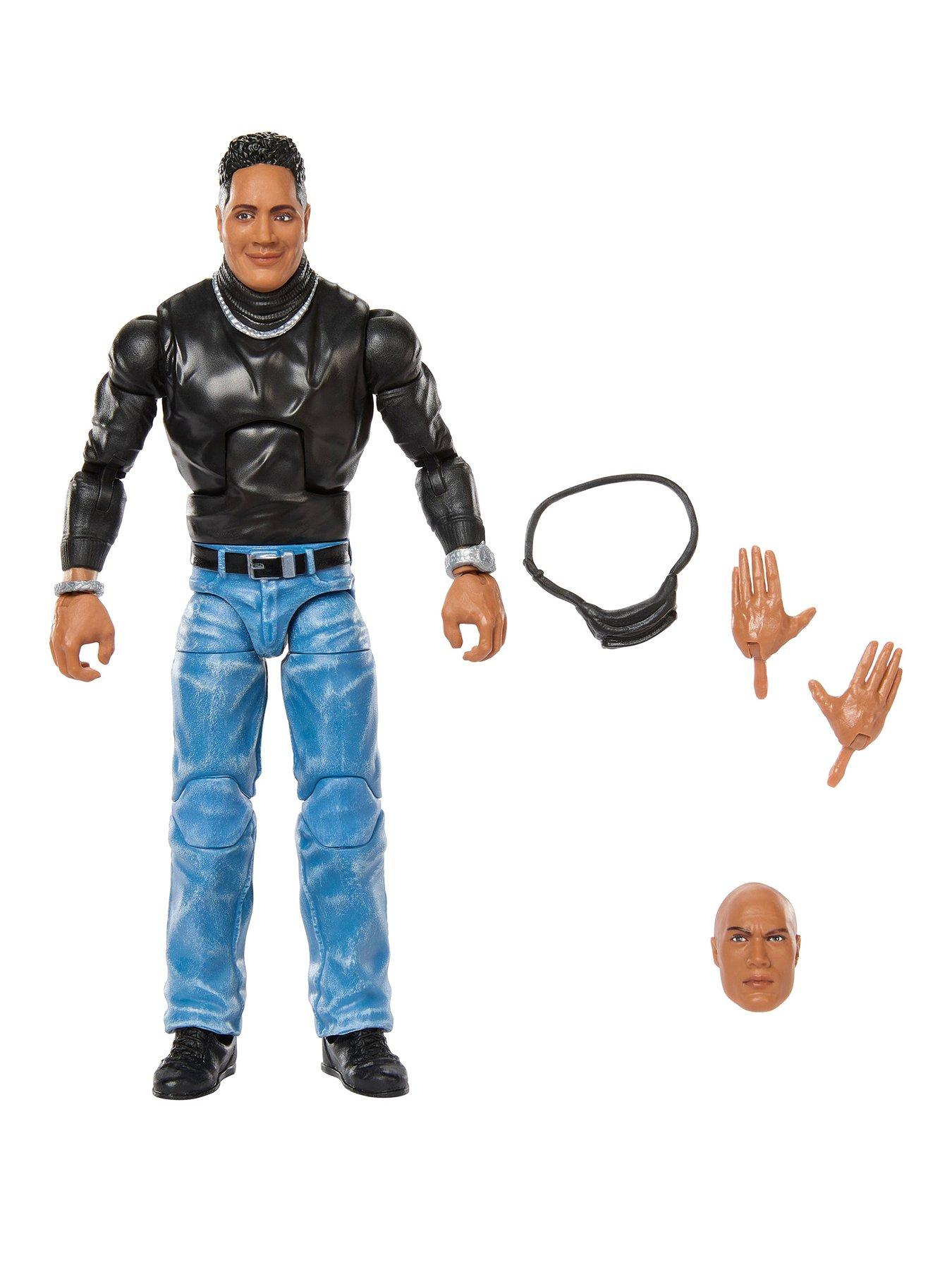 WWE The Rock Action Figure  &  Accessories, 6-inch Collectible Set