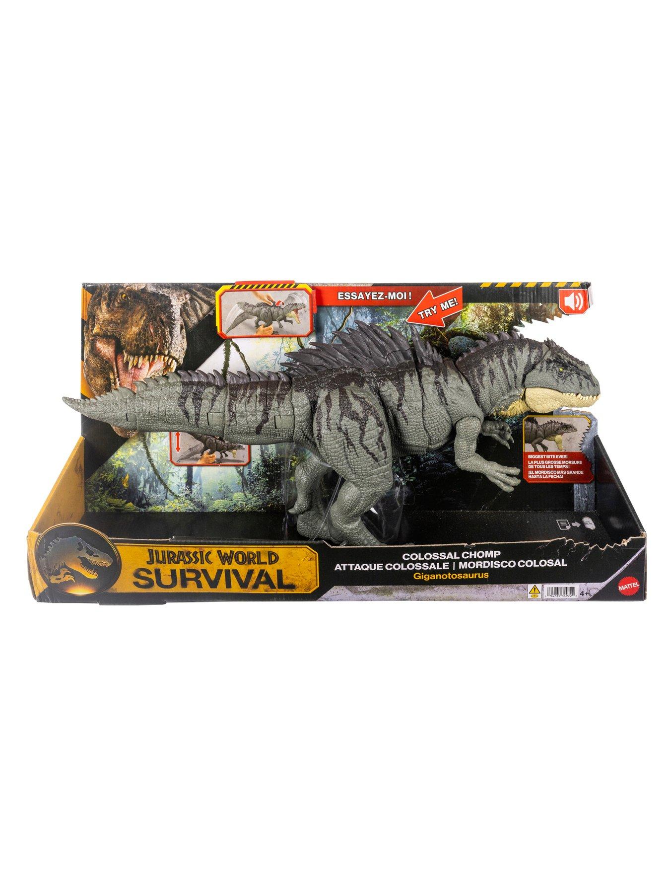 Image 7 of 7 of JURASSIC WORLD <p>Colossal Chomp Giganotosaurus Action Figure</p>