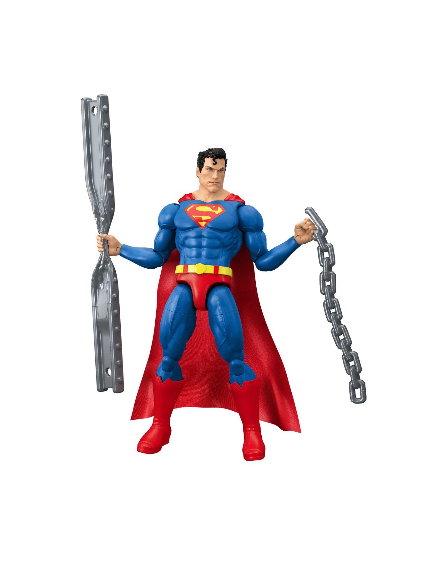 Image 4 of 7 of <p>Superman Action Figure with Armour Accessories, Cape &amp; Girder Display Pieces</p>