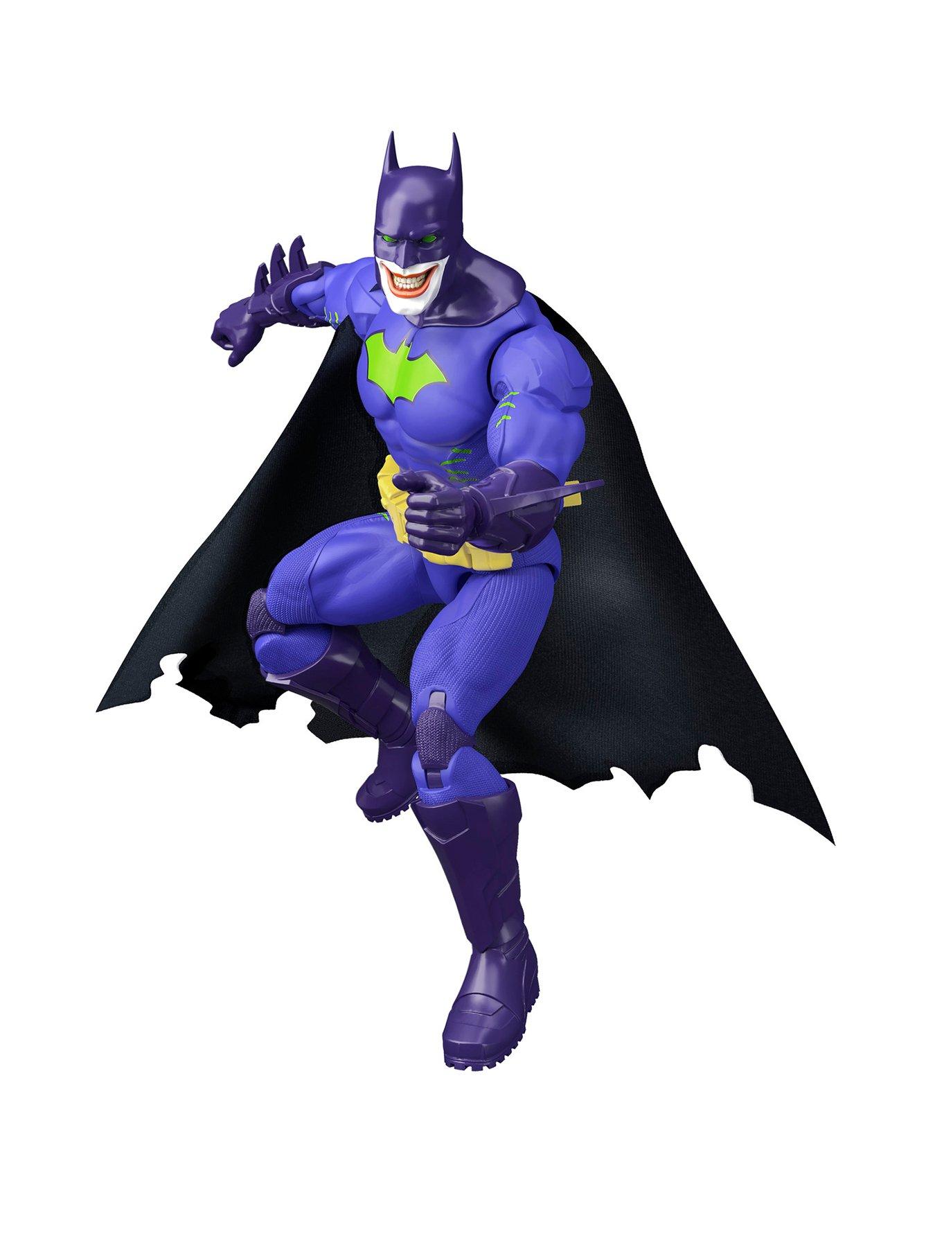 Jokerized Batman Action Figure with Glow-in-the-Dark Accessories  &  Mind Control Masks 