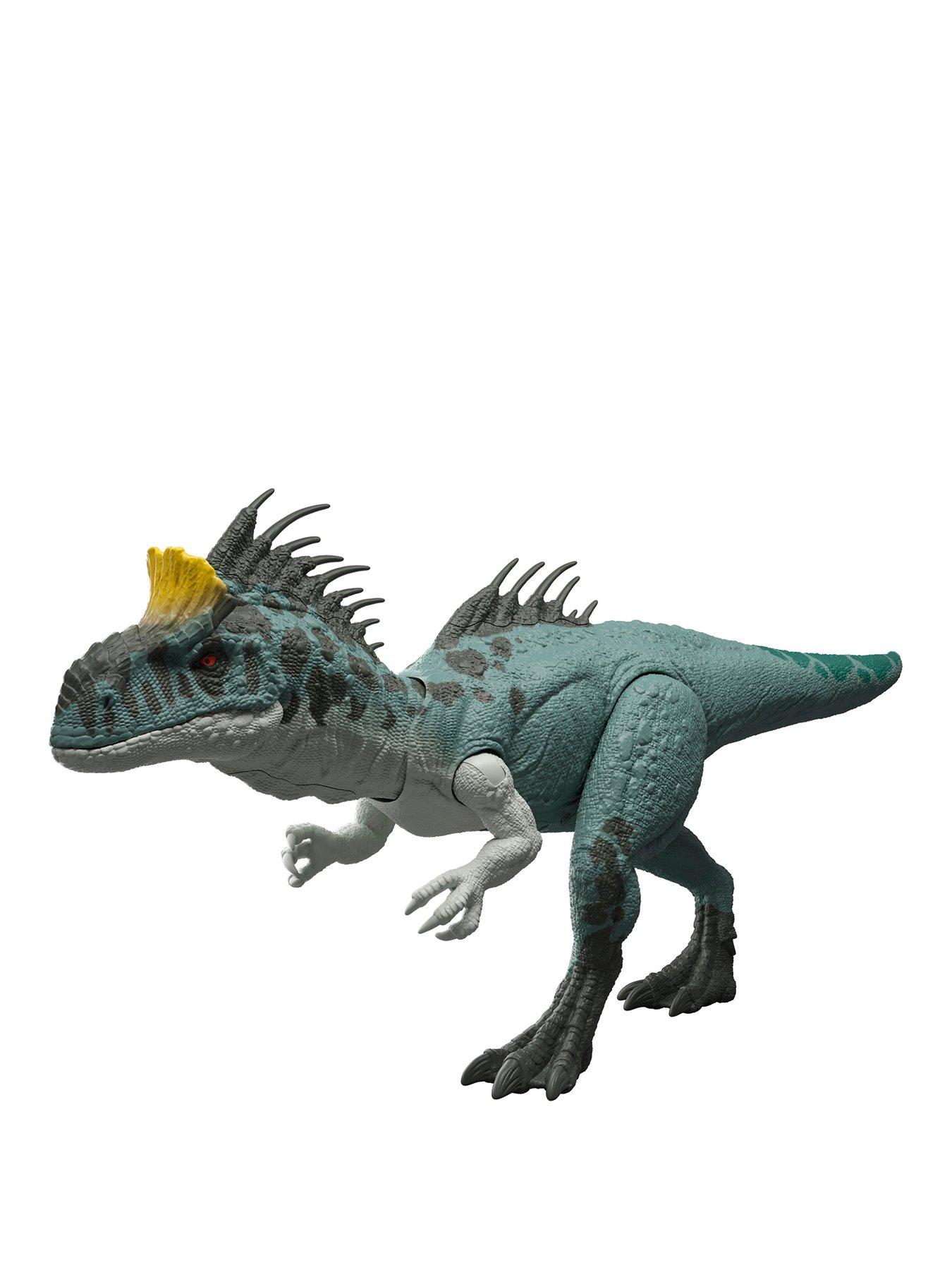 JURASSIC WORLD Wild Roar Cryolophosaurus Action Figure