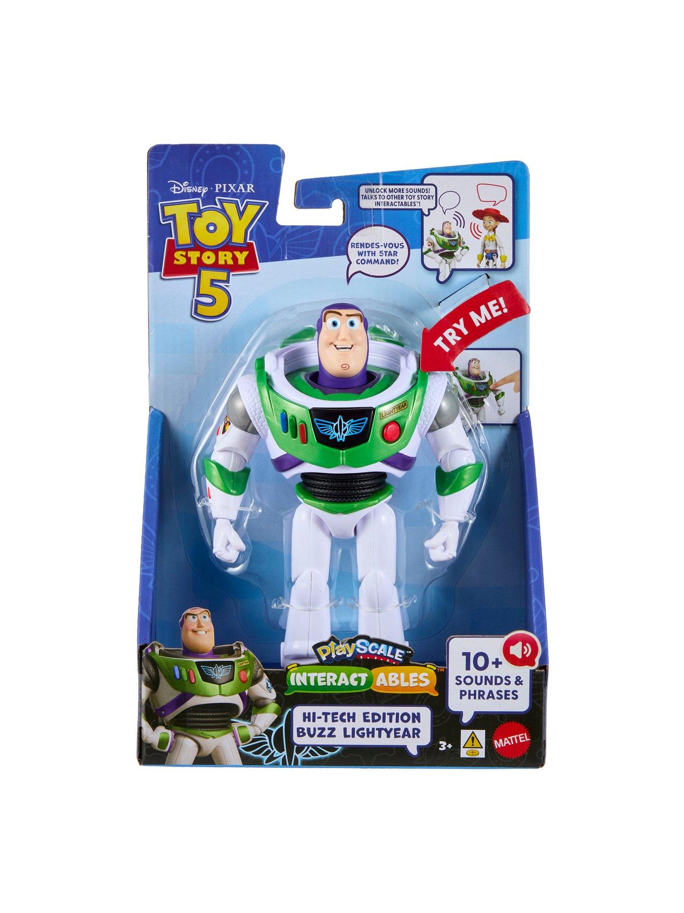 Image 5 of 5 of Toy Story Buzz Lightyear Interactables Talking Figure Hi Tech Edition
