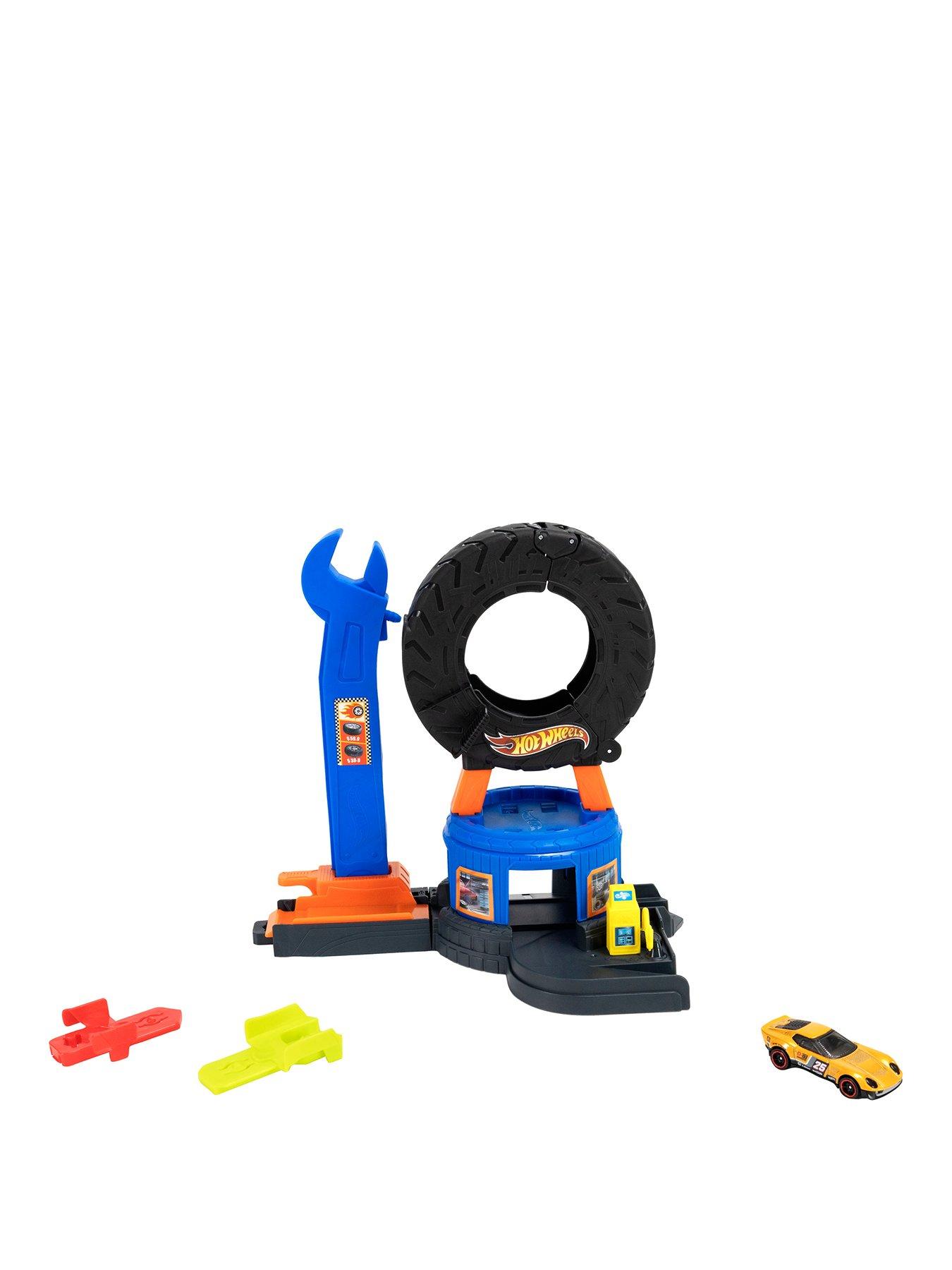Hot Wheels City Downtown Tyre Shop Playset