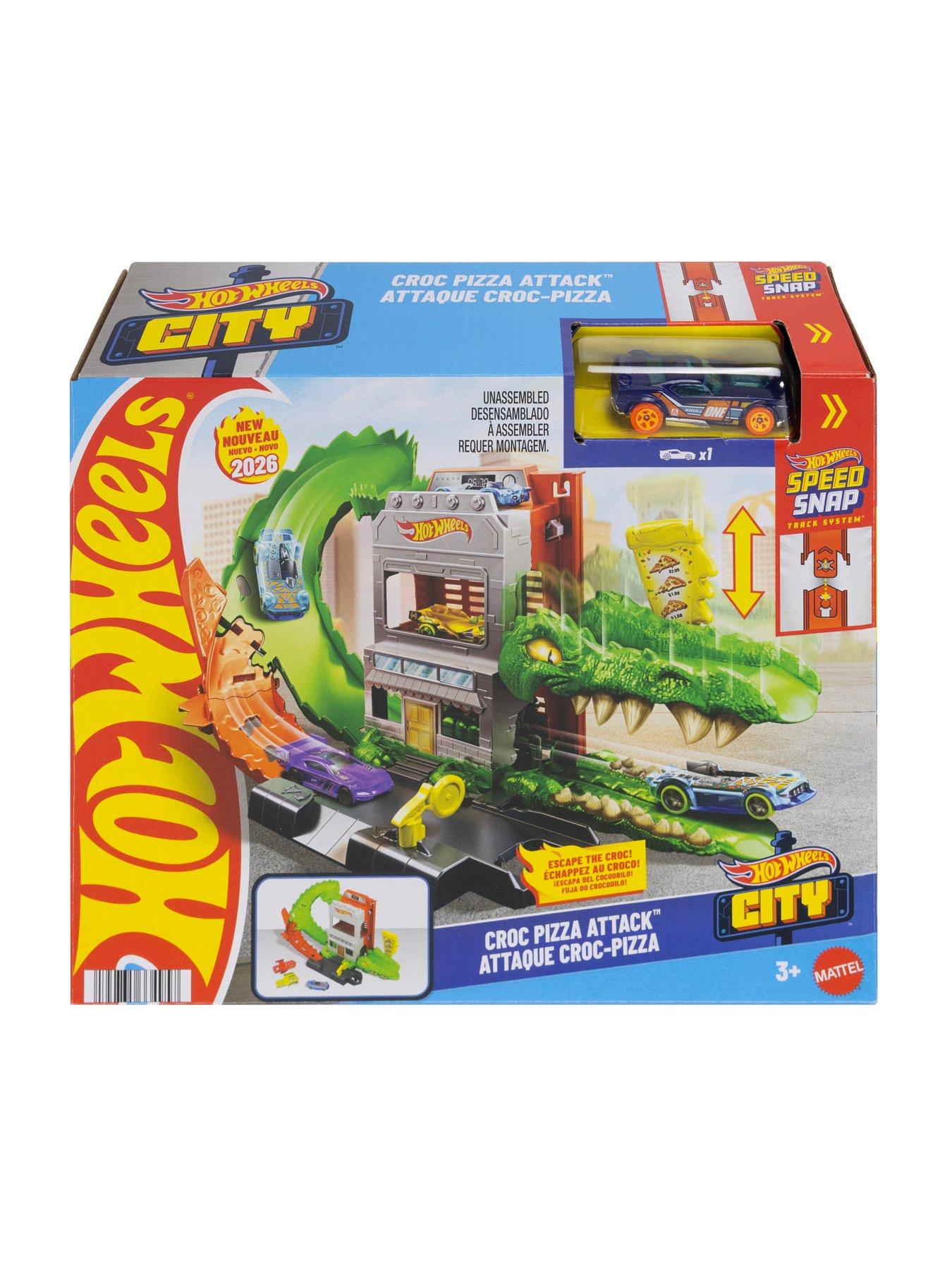 Image 4 of 4 of Hot Wheels <p>City Croc Pizza Attack Playset</p>