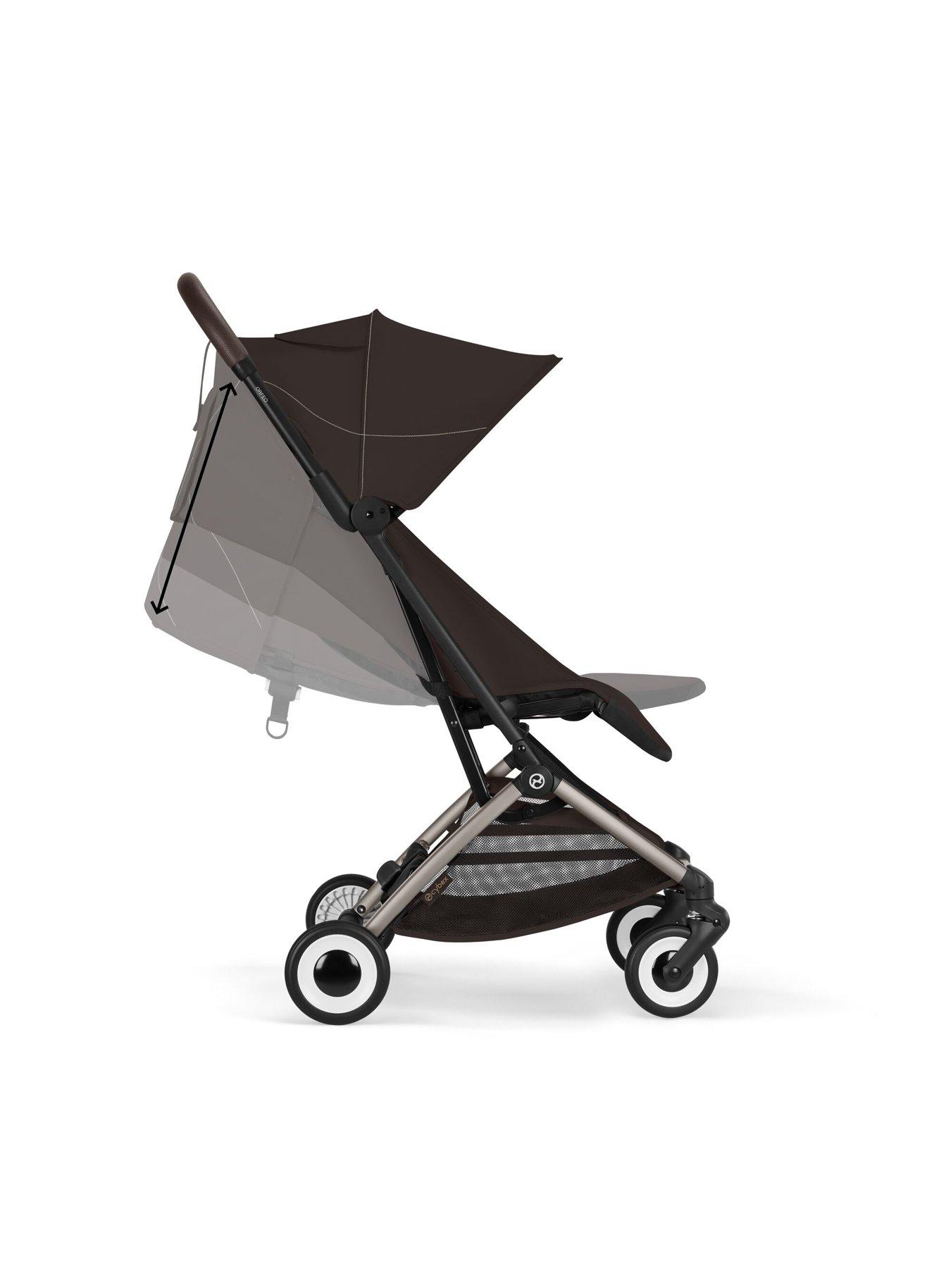 Image 3 of 8 of Cybex ORFEO TPE Compact Pushchair - Chocolate Brown
