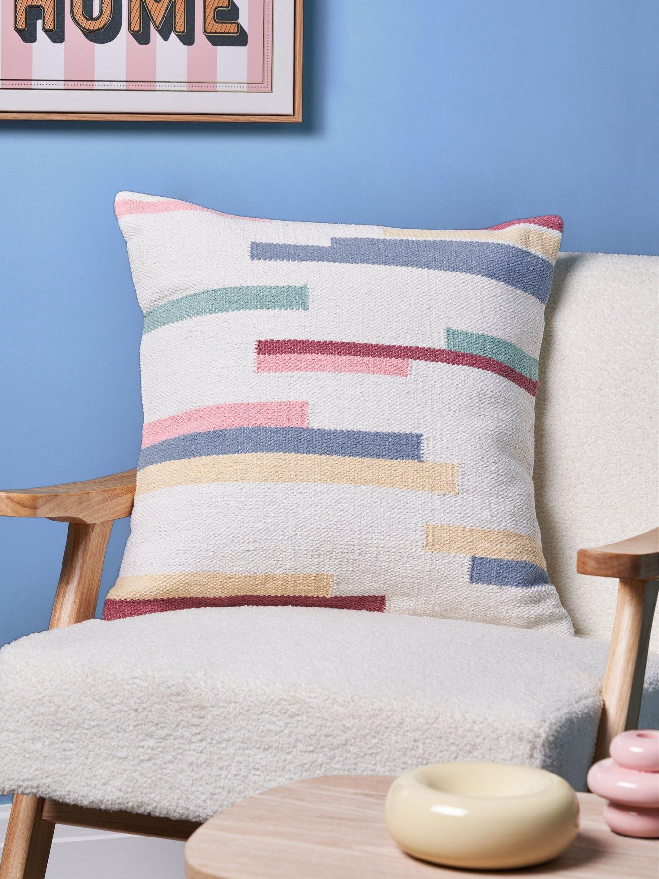 The Very Collection Softscape Woven Stripes Cushion
