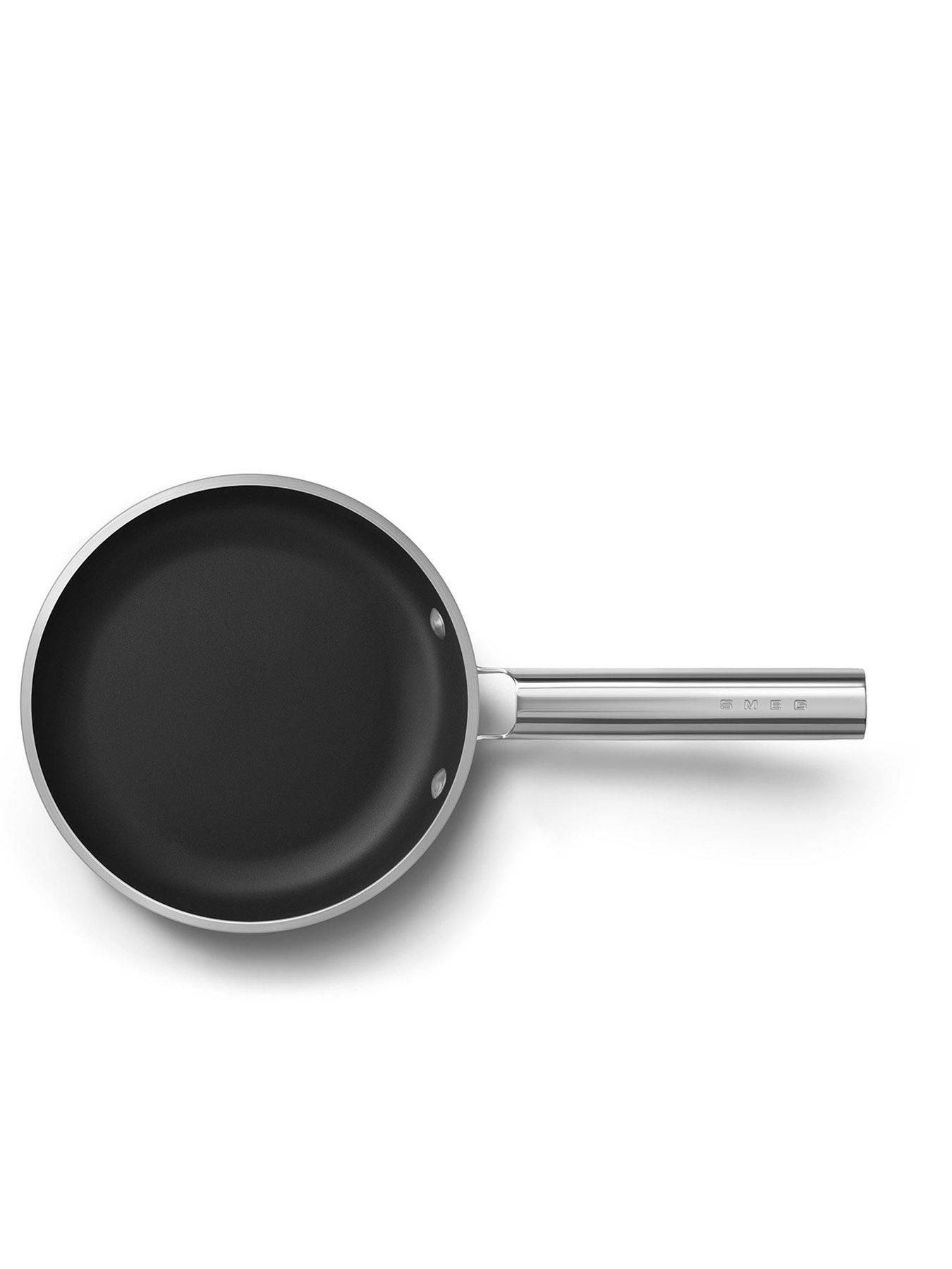 Image 2 of 4 of Smeg 20cm Retro Frying Pan, Oven Safe, Aluminium, Emerald Green