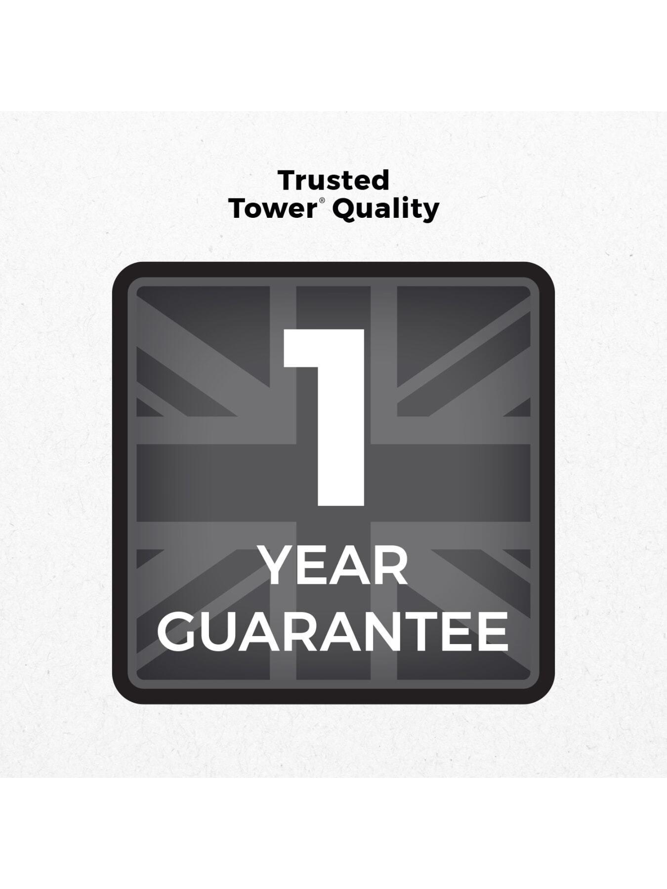 Image 6 of 6 of Tower Geo Pro Replacement Ironing Board Cover, 100% Cotton, Black