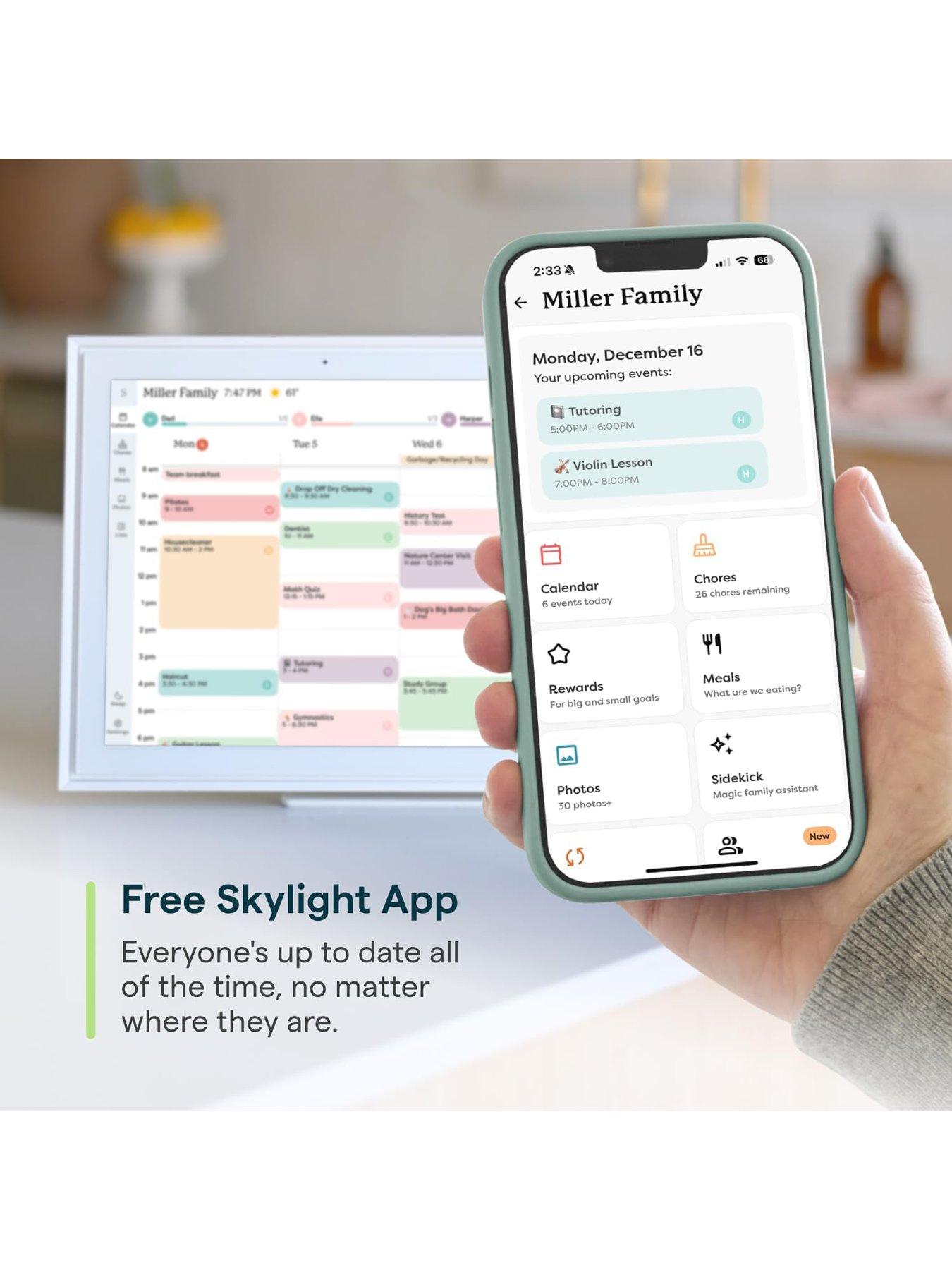 Image 5 of 7 of Skylight 15 inch Smart Digital Calendar